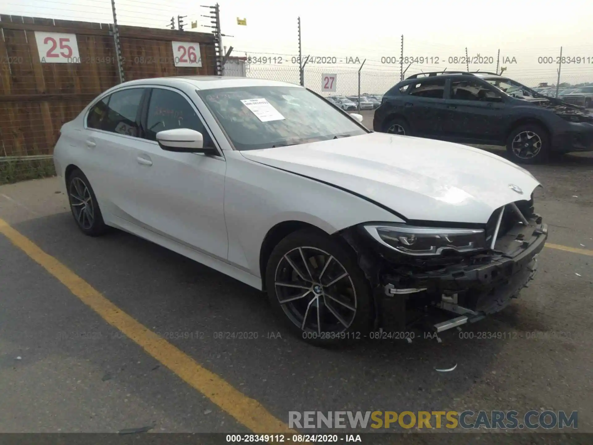 1 Photograph of a damaged car 3MW5R1J06L8B22384 BMW 3 SERIES 2020