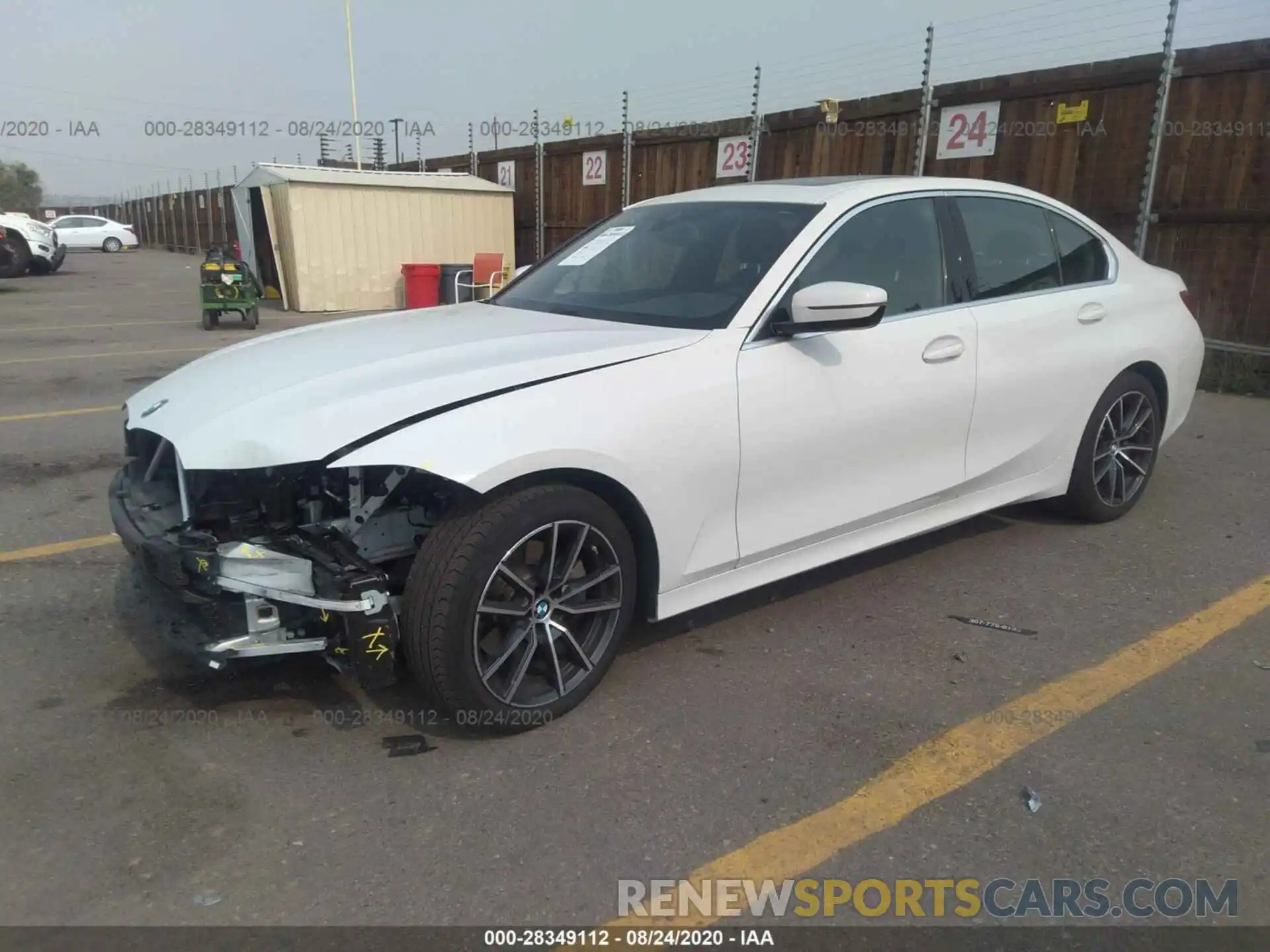 2 Photograph of a damaged car 3MW5R1J06L8B22384 BMW 3 SERIES 2020