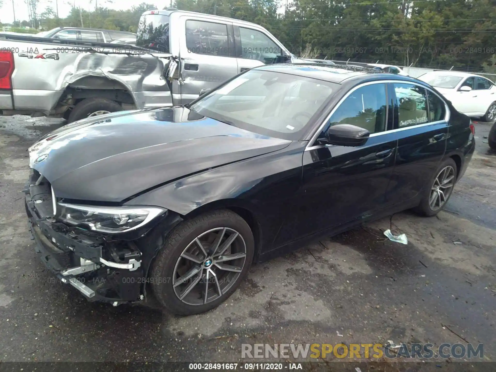 2 Photograph of a damaged car 3MW5R1J06L8B23342 BMW 3 SERIES 2020