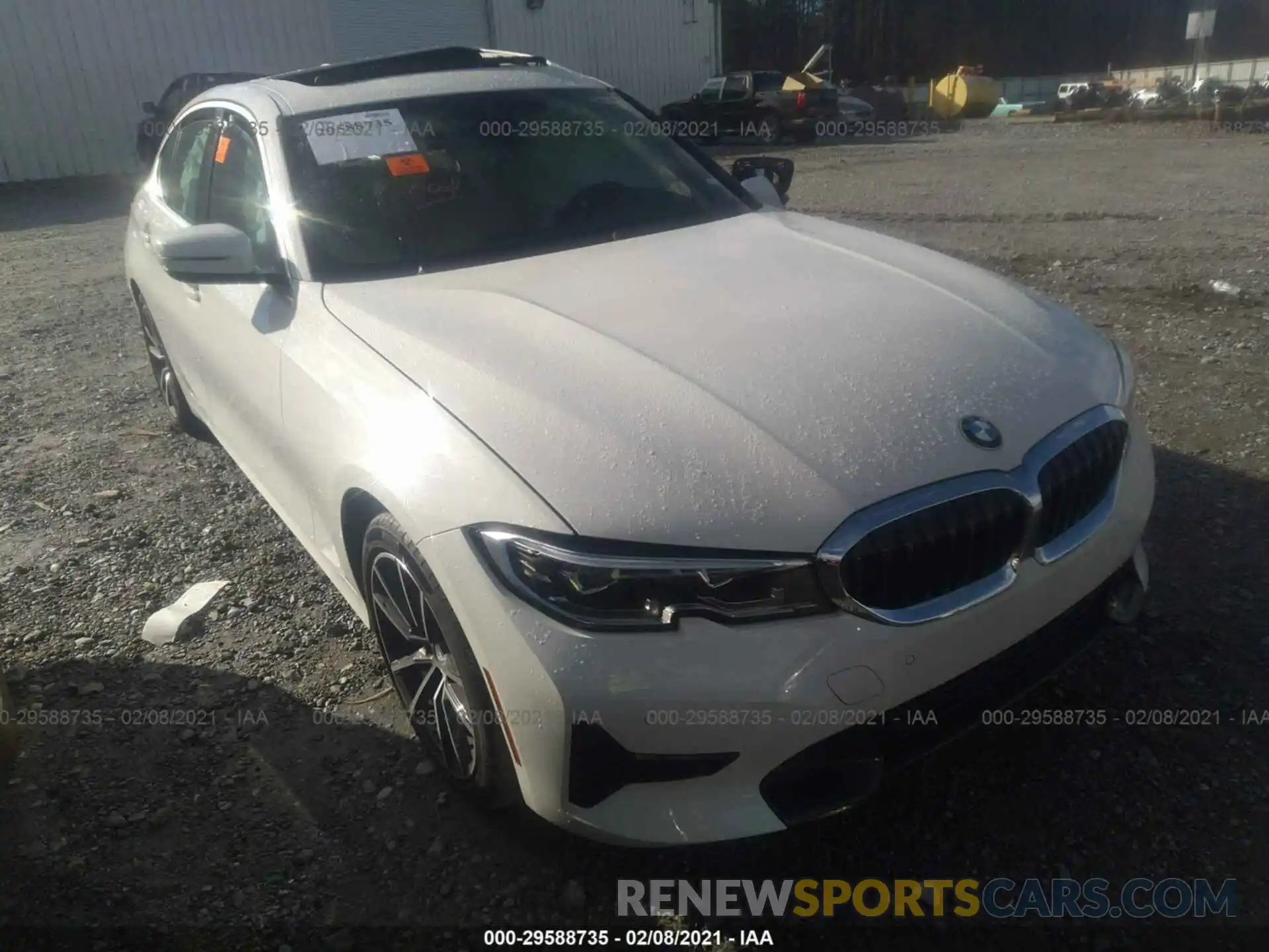 1 Фотография поврежденного автомобиля 3MW5R1J06L8B23518 BMW 3 SERIES 2020