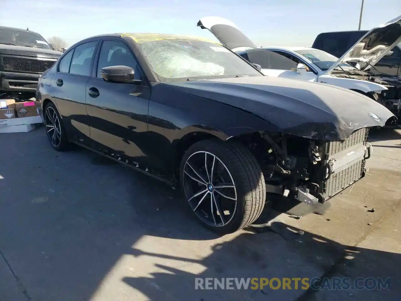 1 Photograph of a damaged car 3MW5R1J06L8B25964 BMW 3 SERIES 2020