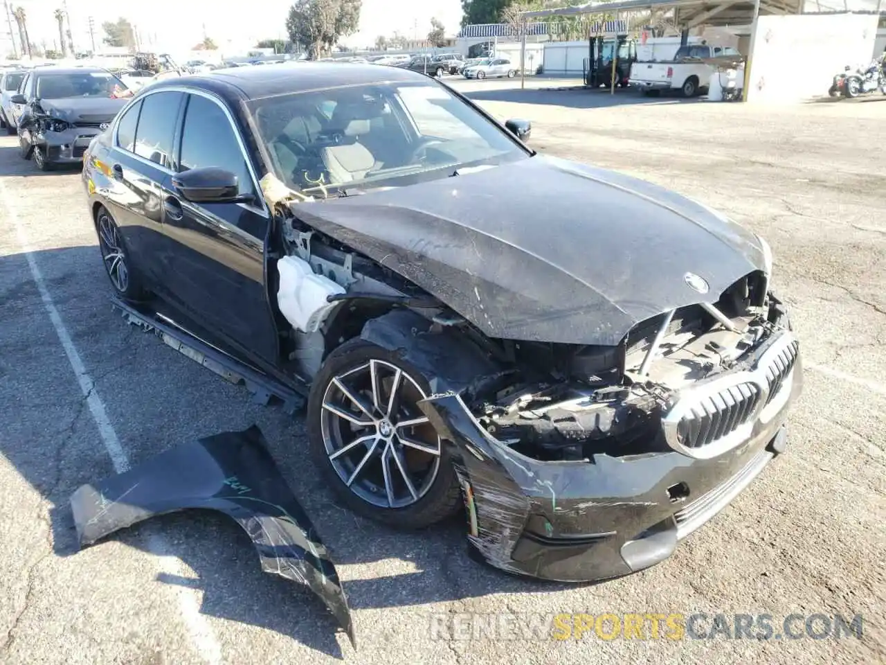 1 Photograph of a damaged car 3MW5R1J06L8B26757 BMW 3 SERIES 2020