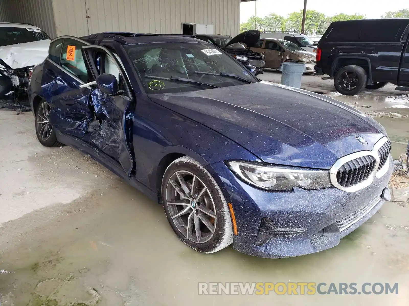 1 Photograph of a damaged car 3MW5R1J06L8B29982 BMW 3 SERIES 2020