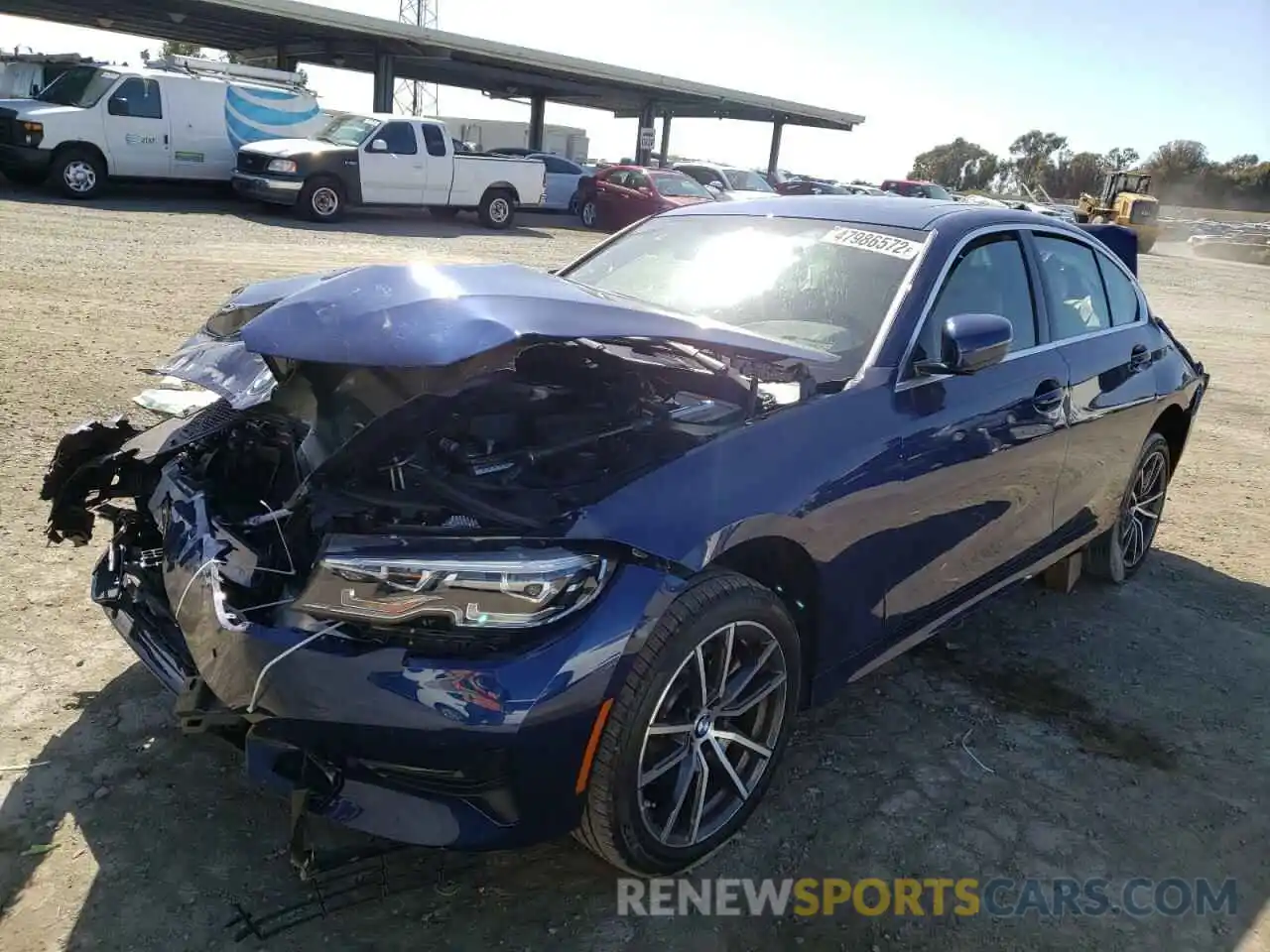 2 Photograph of a damaged car 3MW5R1J06L8B30162 BMW 3 SERIES 2020