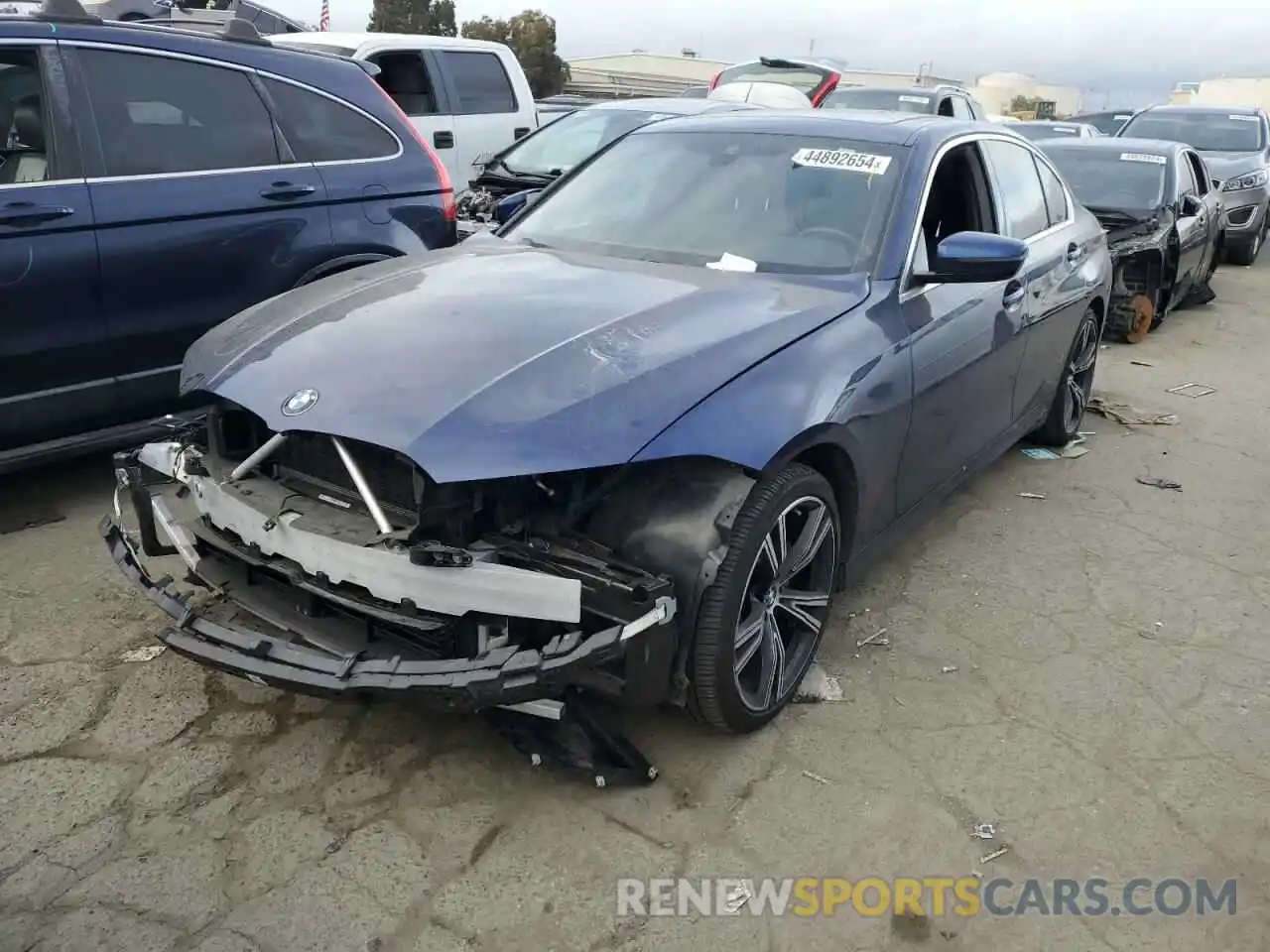 1 Photograph of a damaged car 3MW5R1J06L8B31893 BMW 3 SERIES 2020
