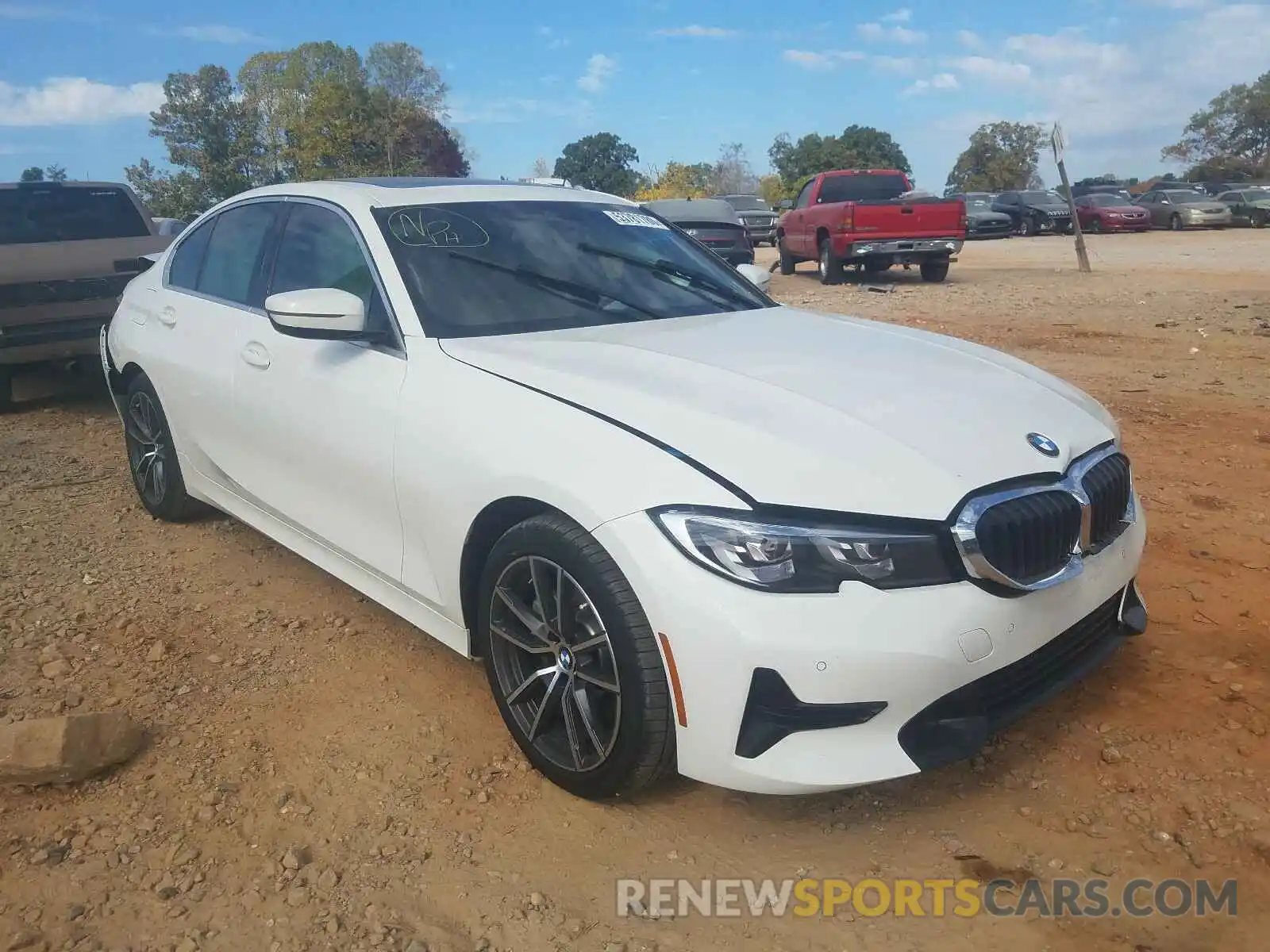 1 Photograph of a damaged car 3MW5R1J06L8B32932 BMW 3 SERIES 2020