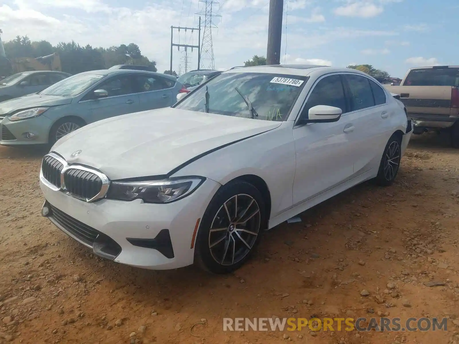 2 Photograph of a damaged car 3MW5R1J06L8B32932 BMW 3 SERIES 2020