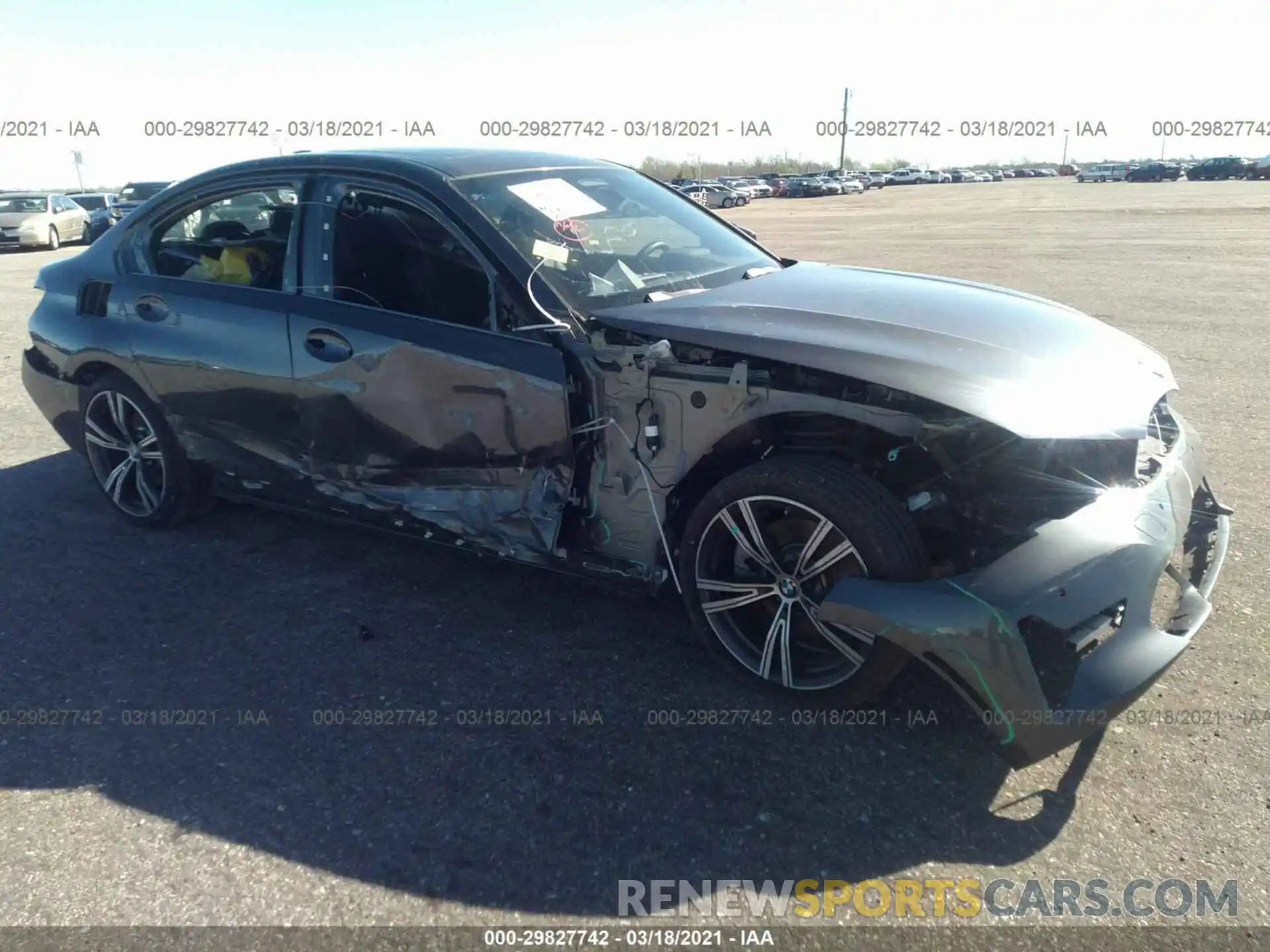 1 Photograph of a damaged car 3MW5R1J06L8B33322 BMW 3 SERIES 2020