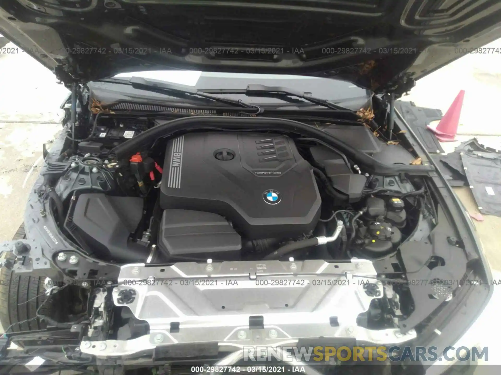 10 Фотография поврежденного автомобиля 3MW5R1J06L8B33322 BMW 3 SERIES 2020