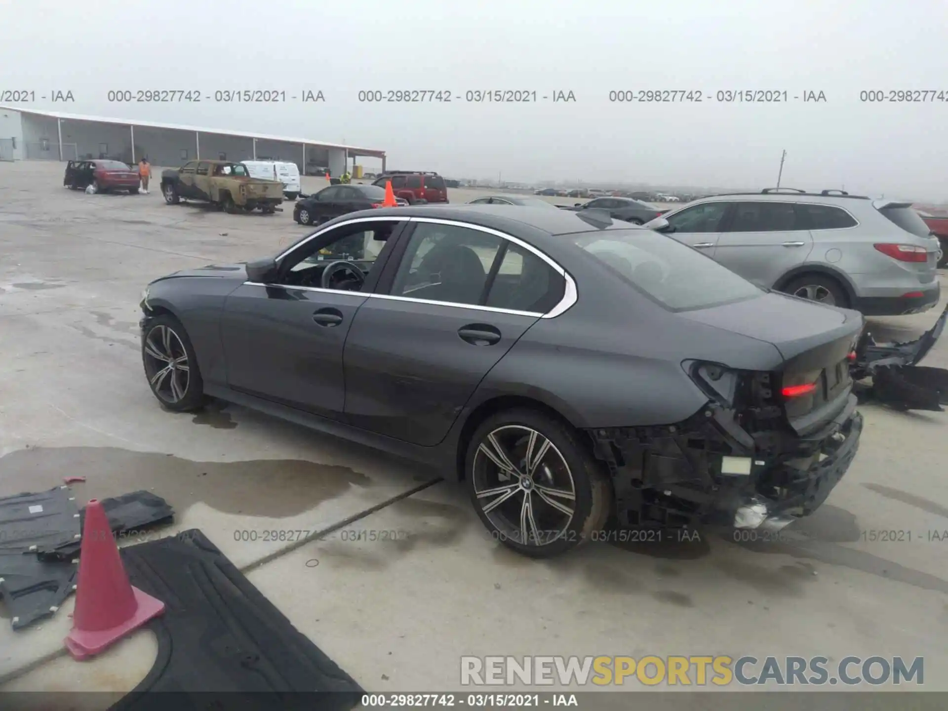 3 Photograph of a damaged car 3MW5R1J06L8B33322 BMW 3 SERIES 2020