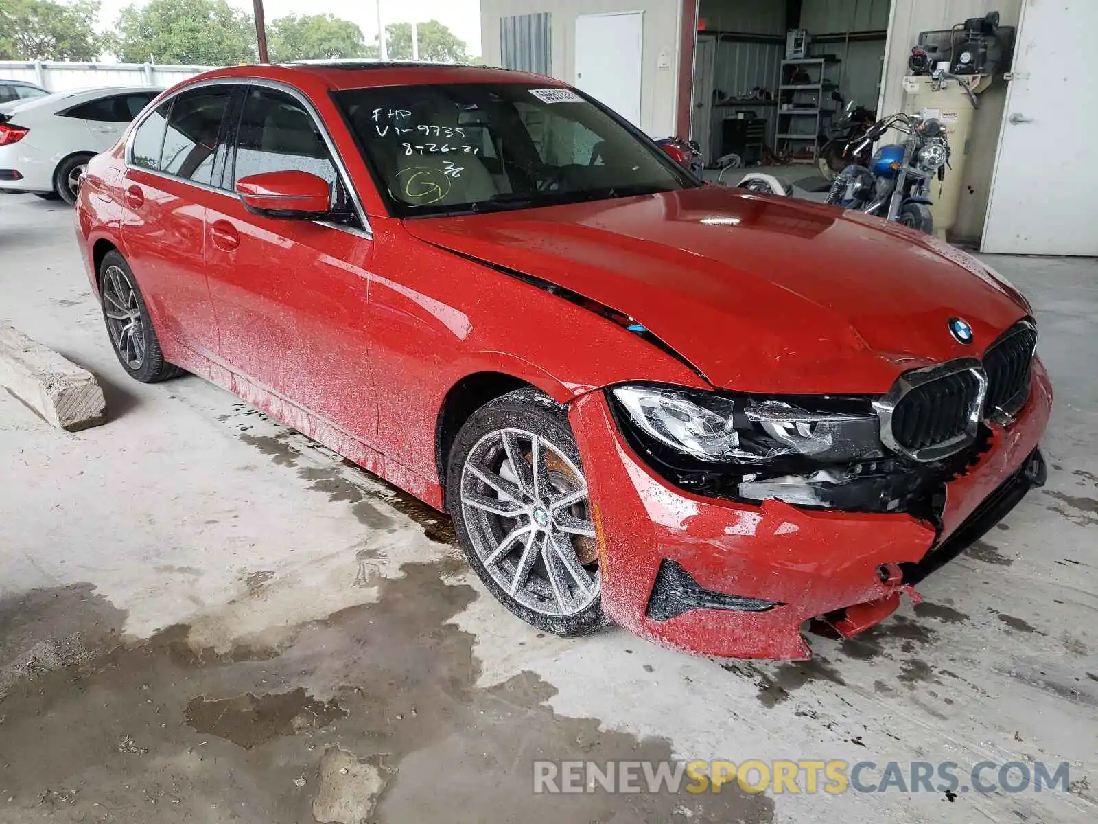 1 Photograph of a damaged car 3MW5R1J06L8B39735 BMW 3 SERIES 2020