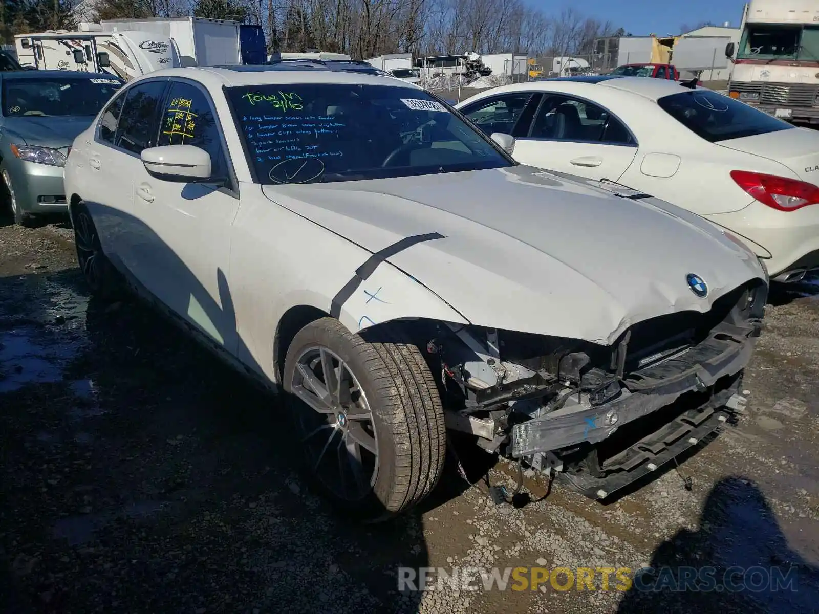 1 Photograph of a damaged car 3MW5R1J07L8B04010 BMW 3 SERIES 2020