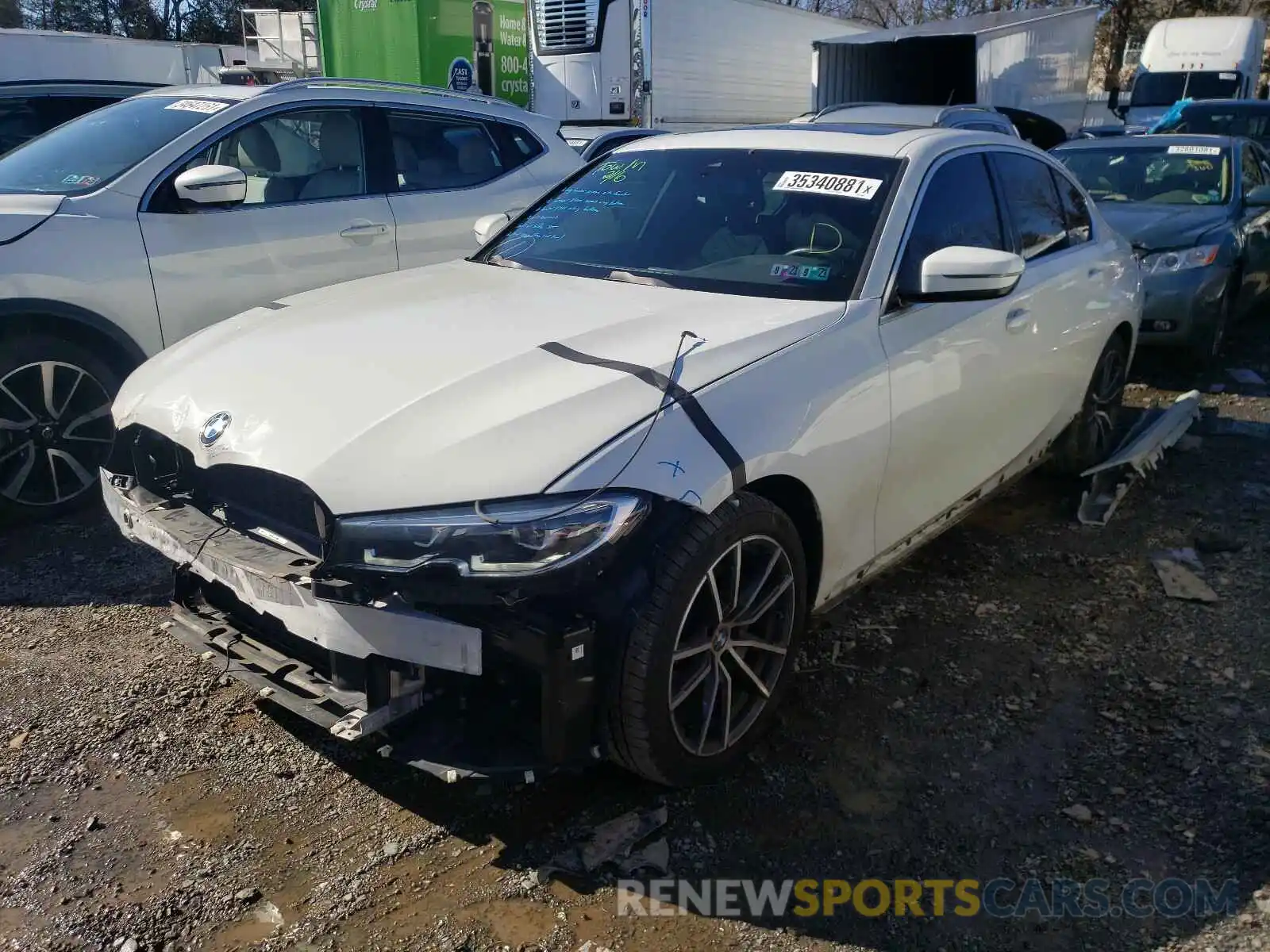 2 Photograph of a damaged car 3MW5R1J07L8B04010 BMW 3 SERIES 2020