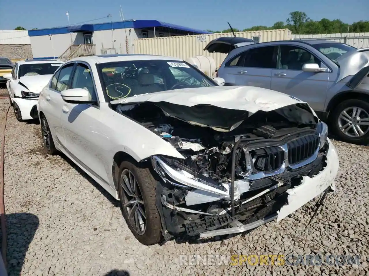 1 Фотография поврежденного автомобиля 3MW5R1J07L8B04749 BMW 3 SERIES 2020