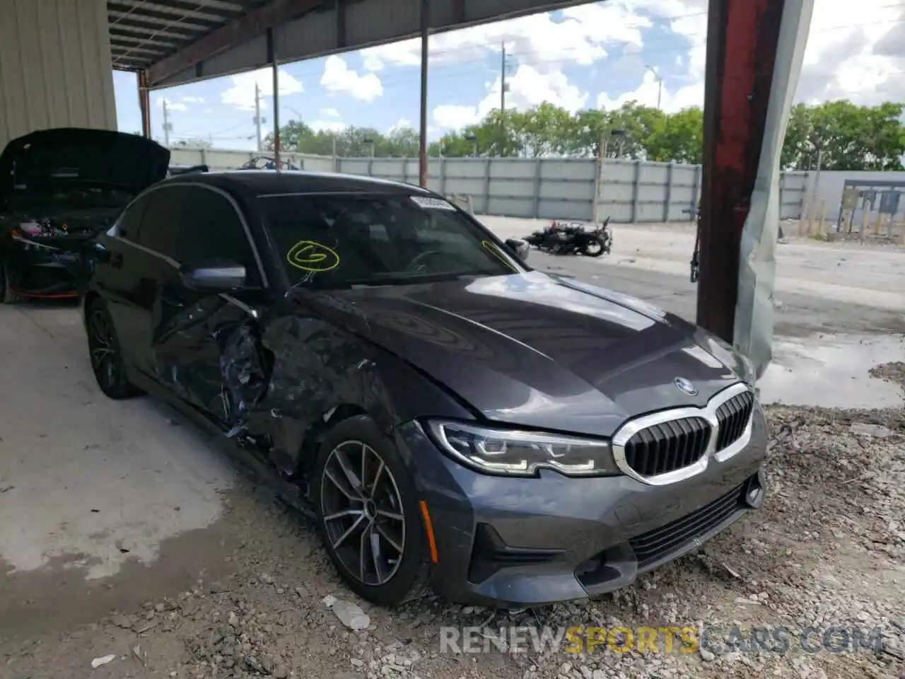 1 Photograph of a damaged car 3MW5R1J07L8B04878 BMW 3 SERIES 2020