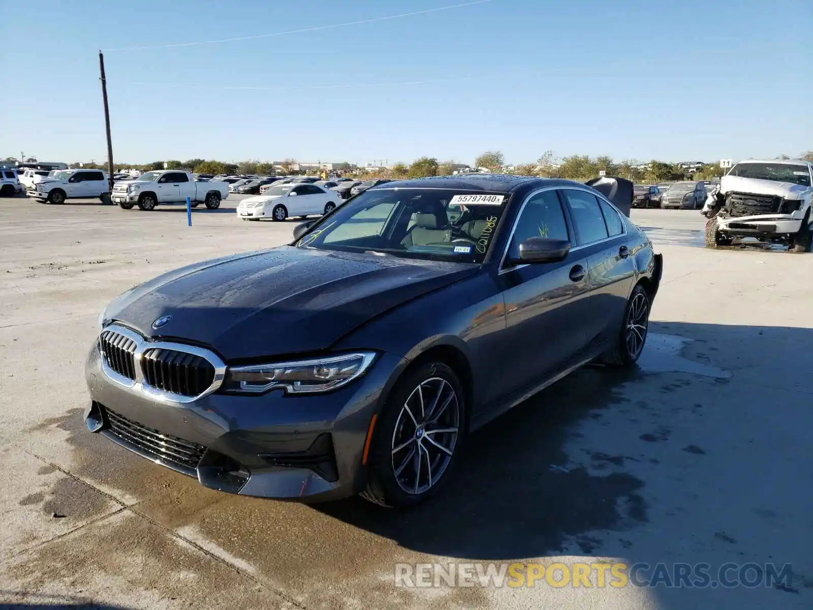 2 Photograph of a damaged car 3MW5R1J07L8B10602 BMW 3 SERIES 2020