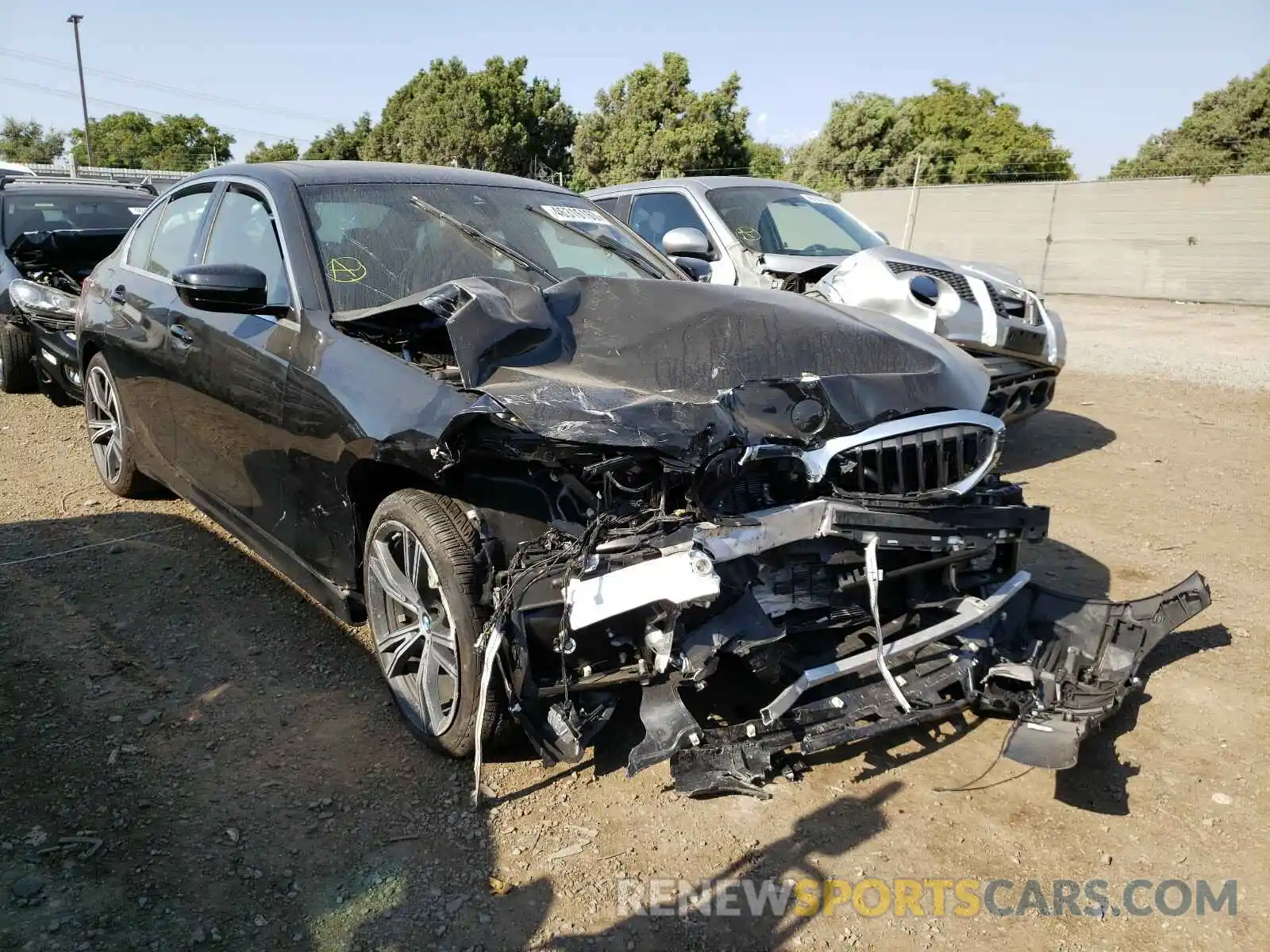 1 Photograph of a damaged car 3MW5R1J07L8B11393 BMW 3 SERIES 2020