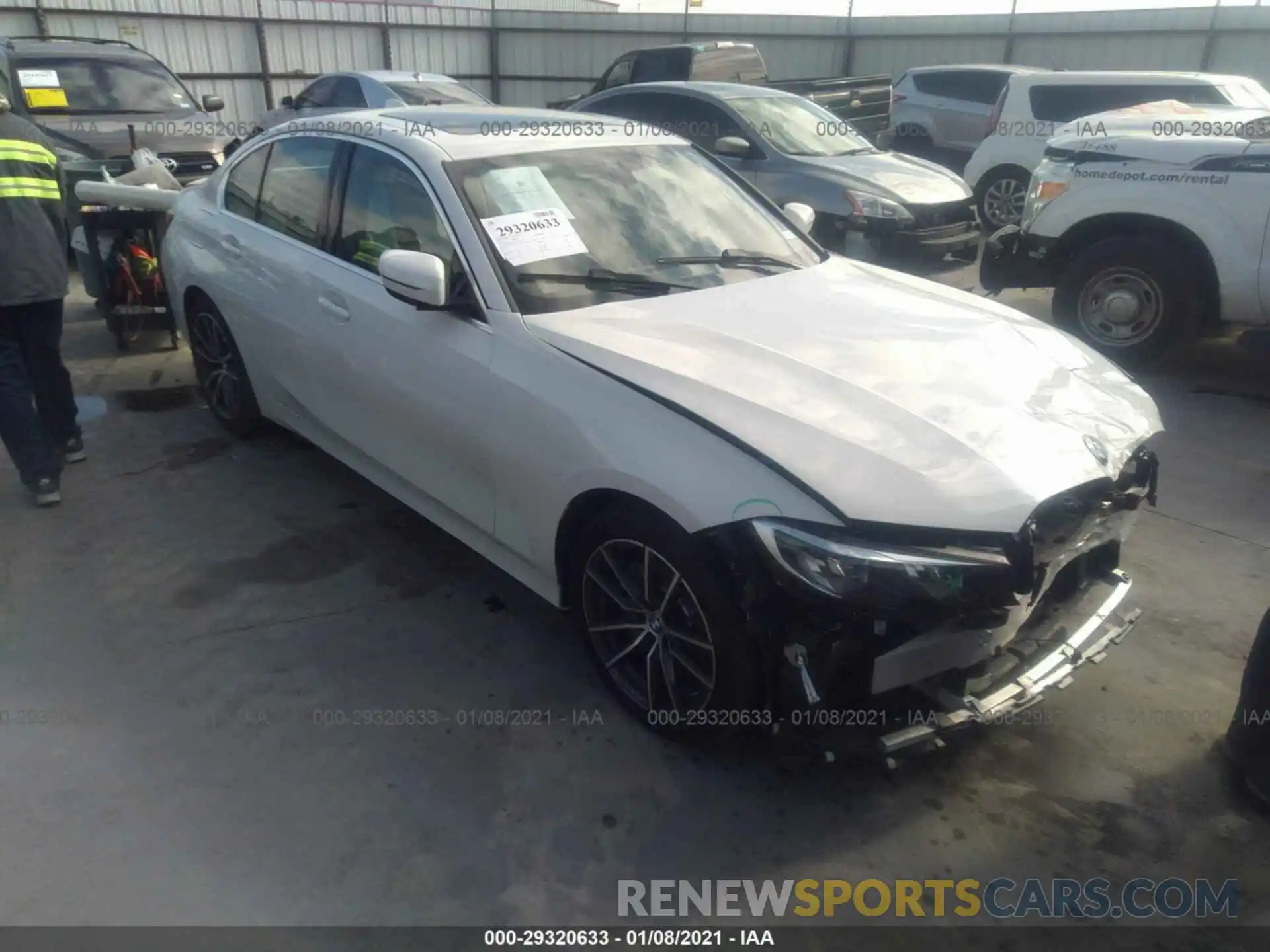 1 Фотография поврежденного автомобиля 3MW5R1J07L8B11443 BMW 3 SERIES 2020