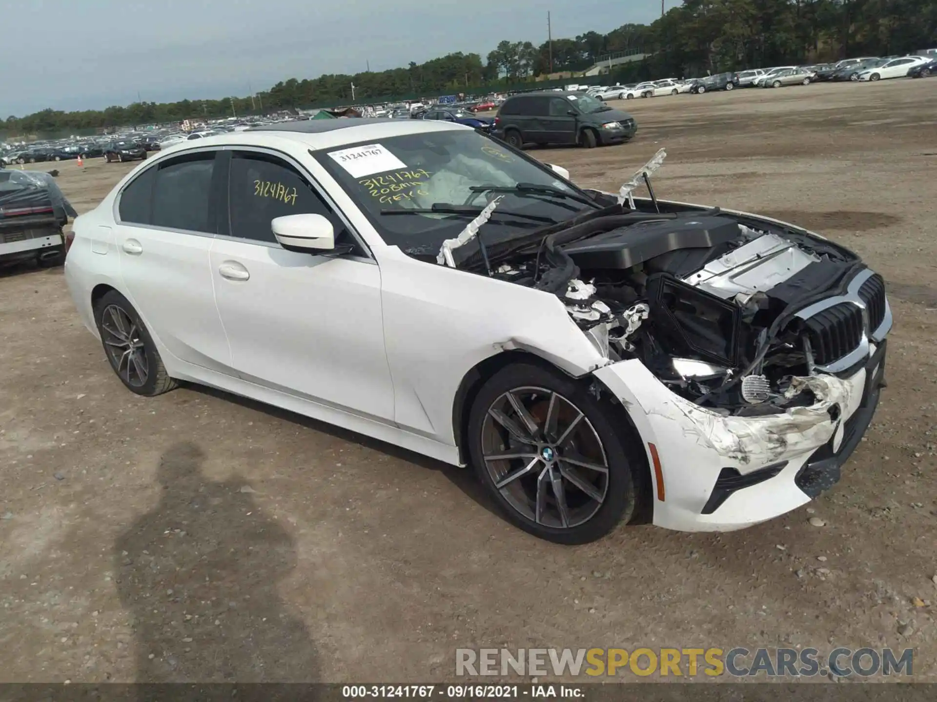 1 Photograph of a damaged car 3MW5R1J07L8B11765 BMW 3 SERIES 2020