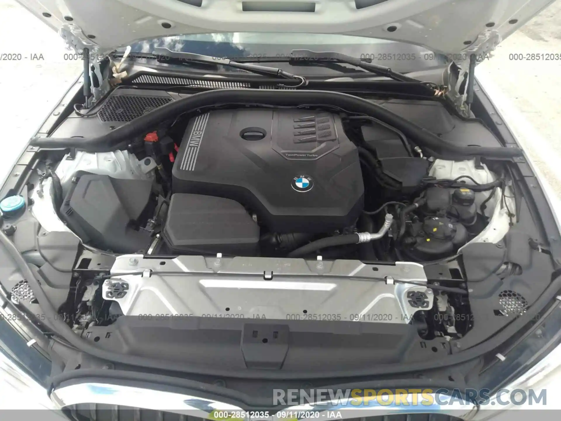 10 Фотография поврежденного автомобиля 3MW5R1J07L8B12253 BMW 3 SERIES 2020