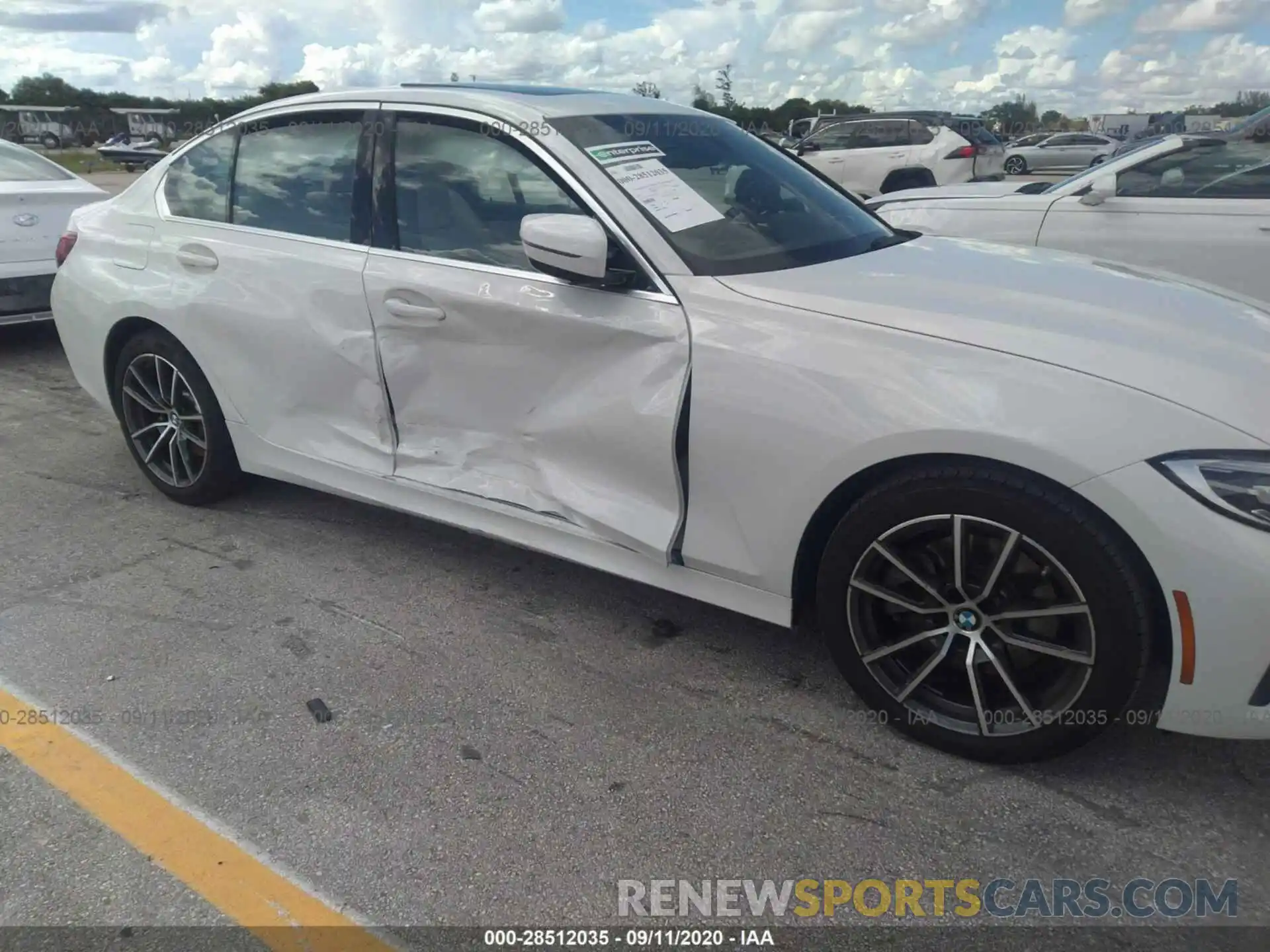6 Фотография поврежденного автомобиля 3MW5R1J07L8B12253 BMW 3 SERIES 2020