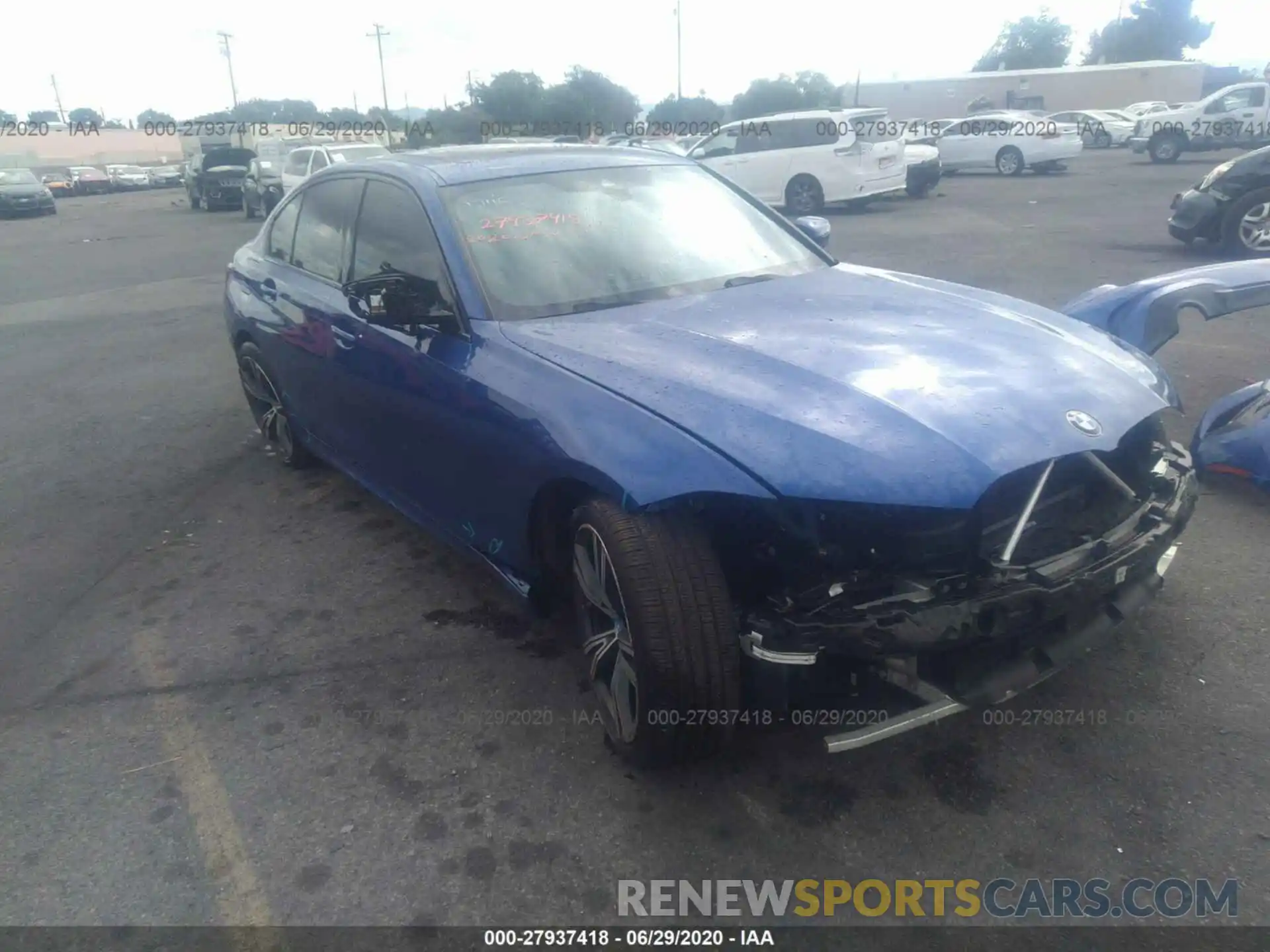 1 Photograph of a damaged car 3MW5R1J07L8B14701 BMW 3 SERIES 2020