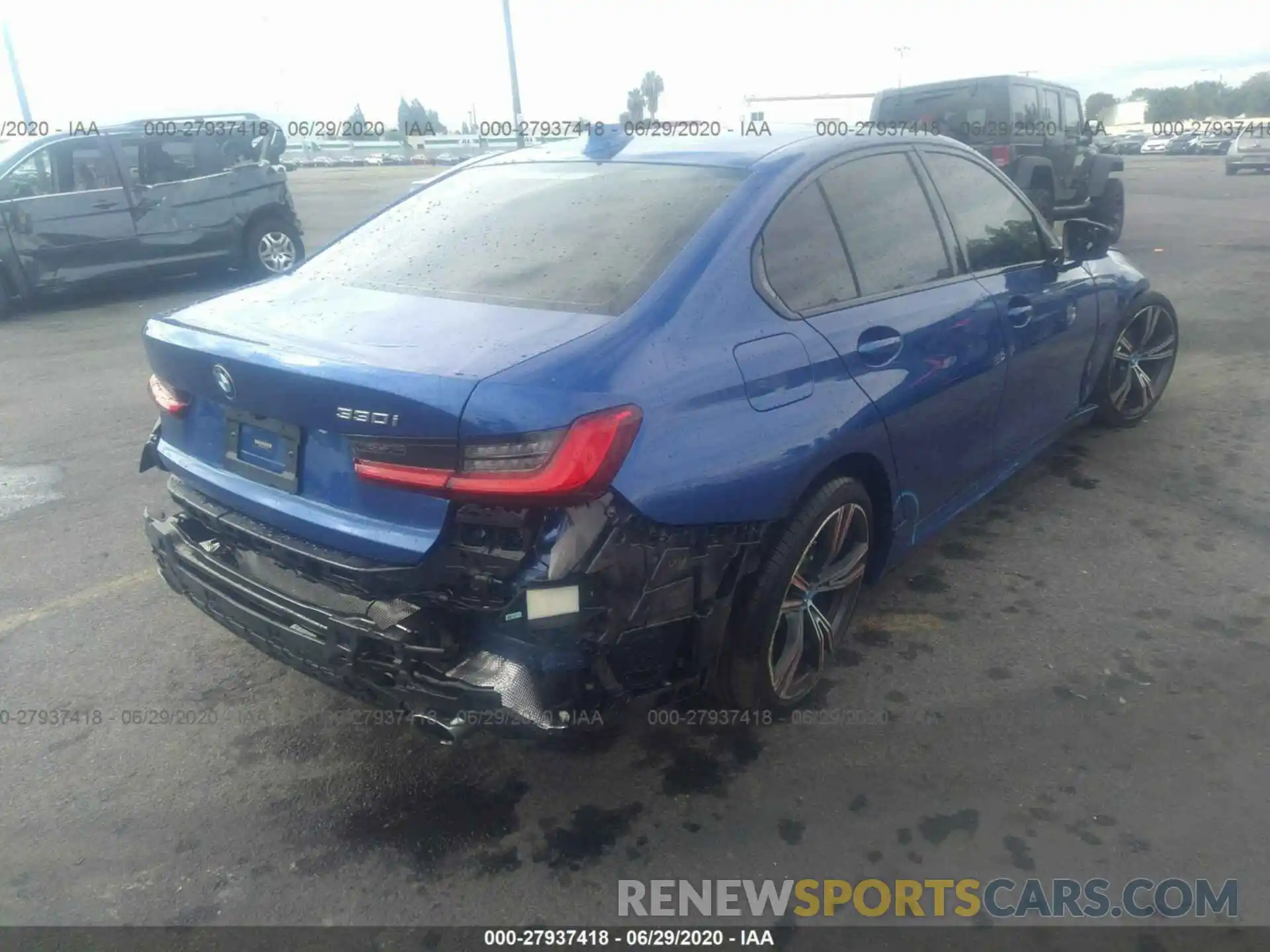 4 Photograph of a damaged car 3MW5R1J07L8B14701 BMW 3 SERIES 2020