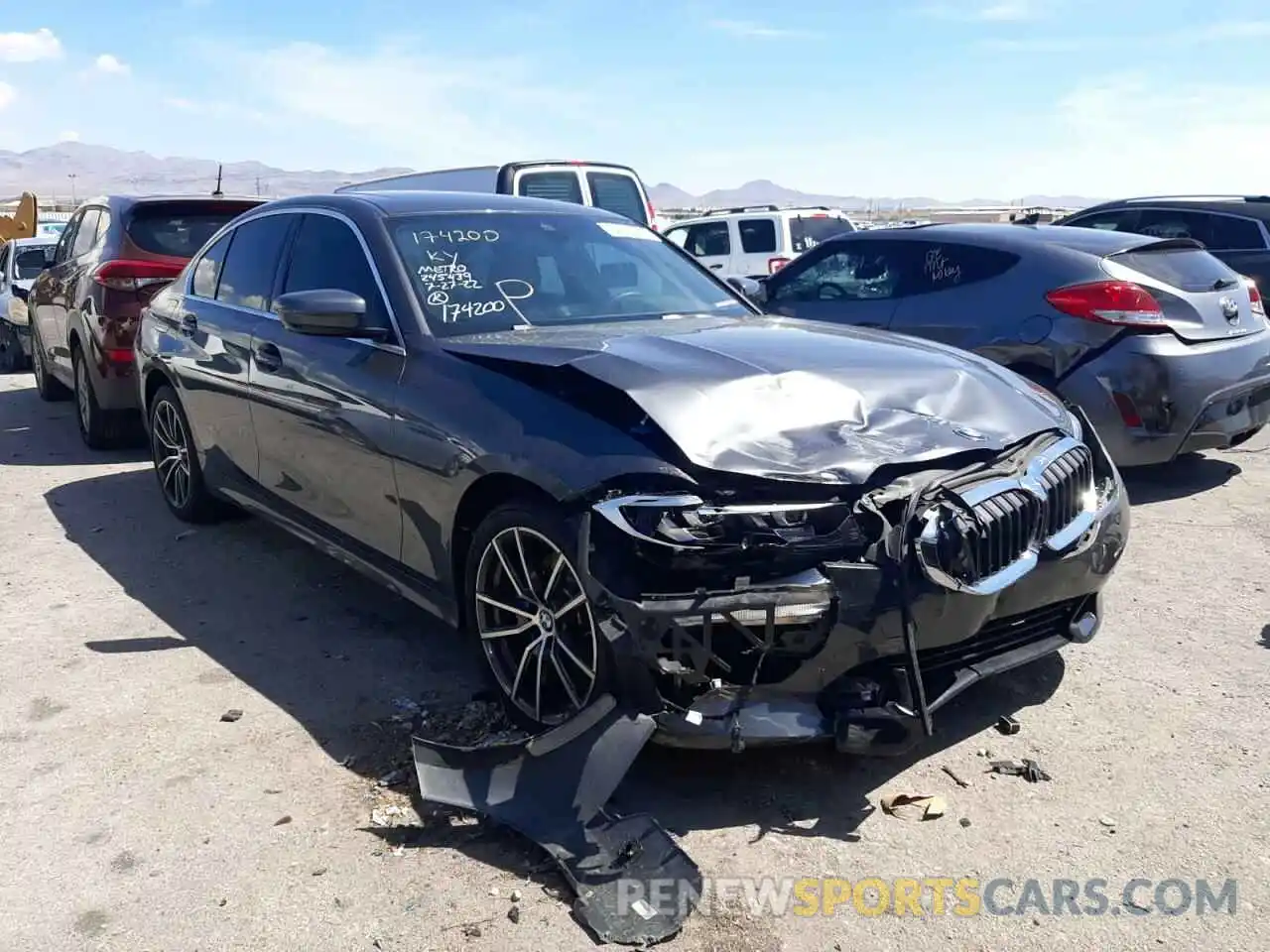 1 Photograph of a damaged car 3MW5R1J07L8B15539 BMW 3 SERIES 2020