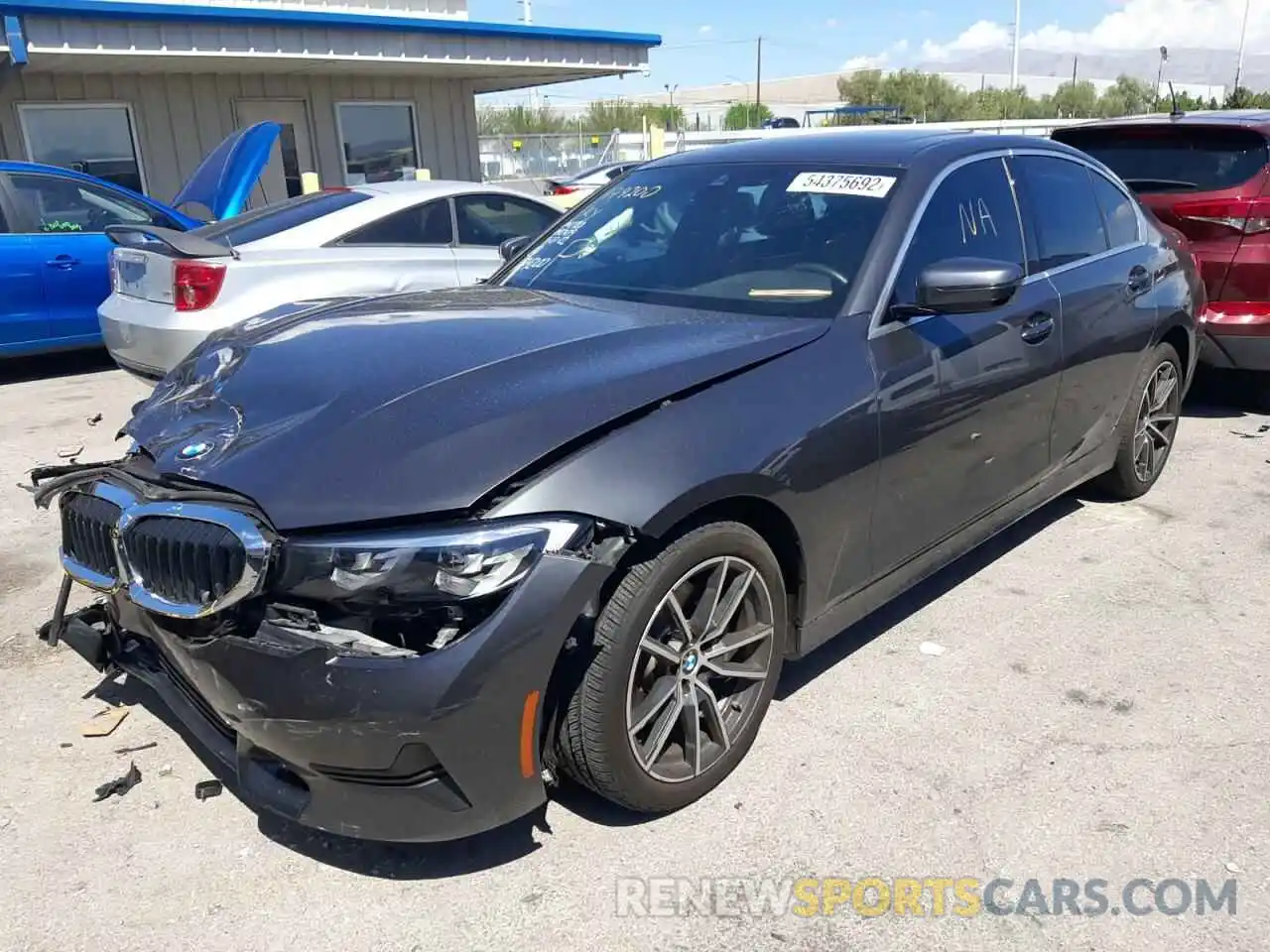 2 Photograph of a damaged car 3MW5R1J07L8B15539 BMW 3 SERIES 2020