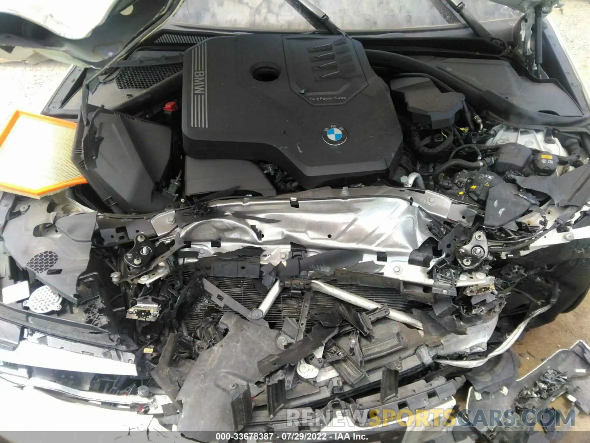 10 Фотография поврежденного автомобиля 3MW5R1J07L8B16920 BMW 3 SERIES 2020