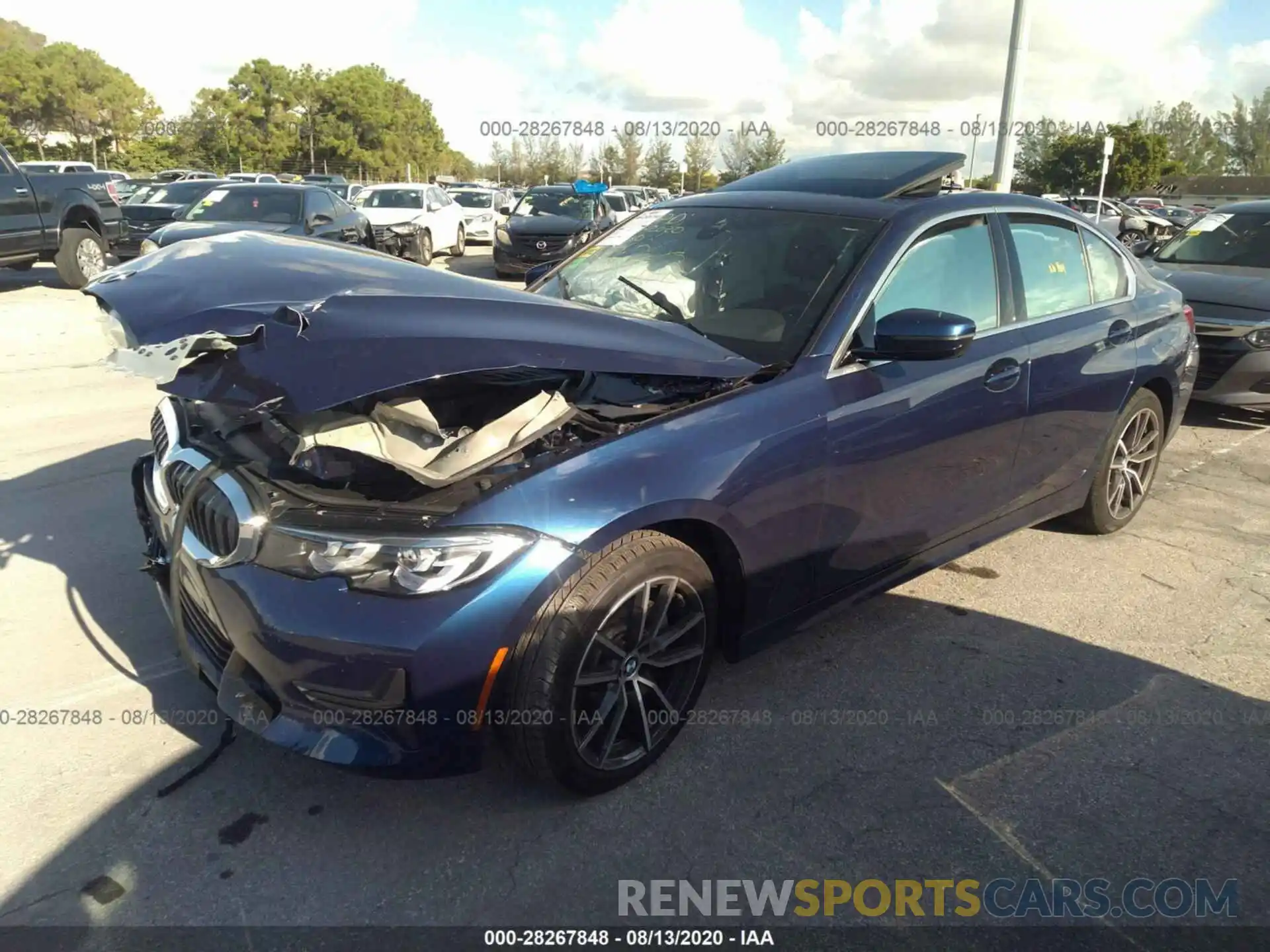 2 Photograph of a damaged car 3MW5R1J07L8B17470 BMW 3 SERIES 2020