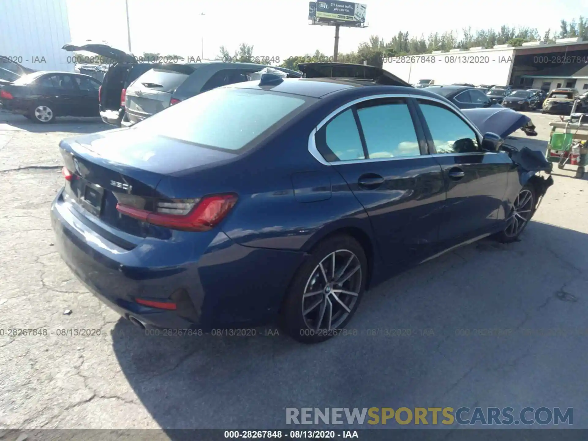 4 Photograph of a damaged car 3MW5R1J07L8B17470 BMW 3 SERIES 2020