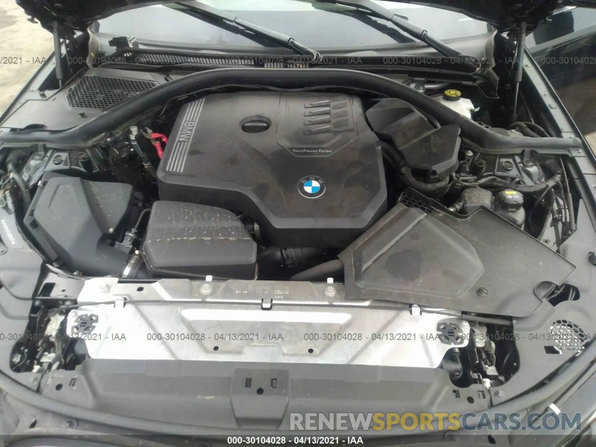 10 Фотография поврежденного автомобиля 3MW5R1J07L8B20577 BMW 3 SERIES 2020