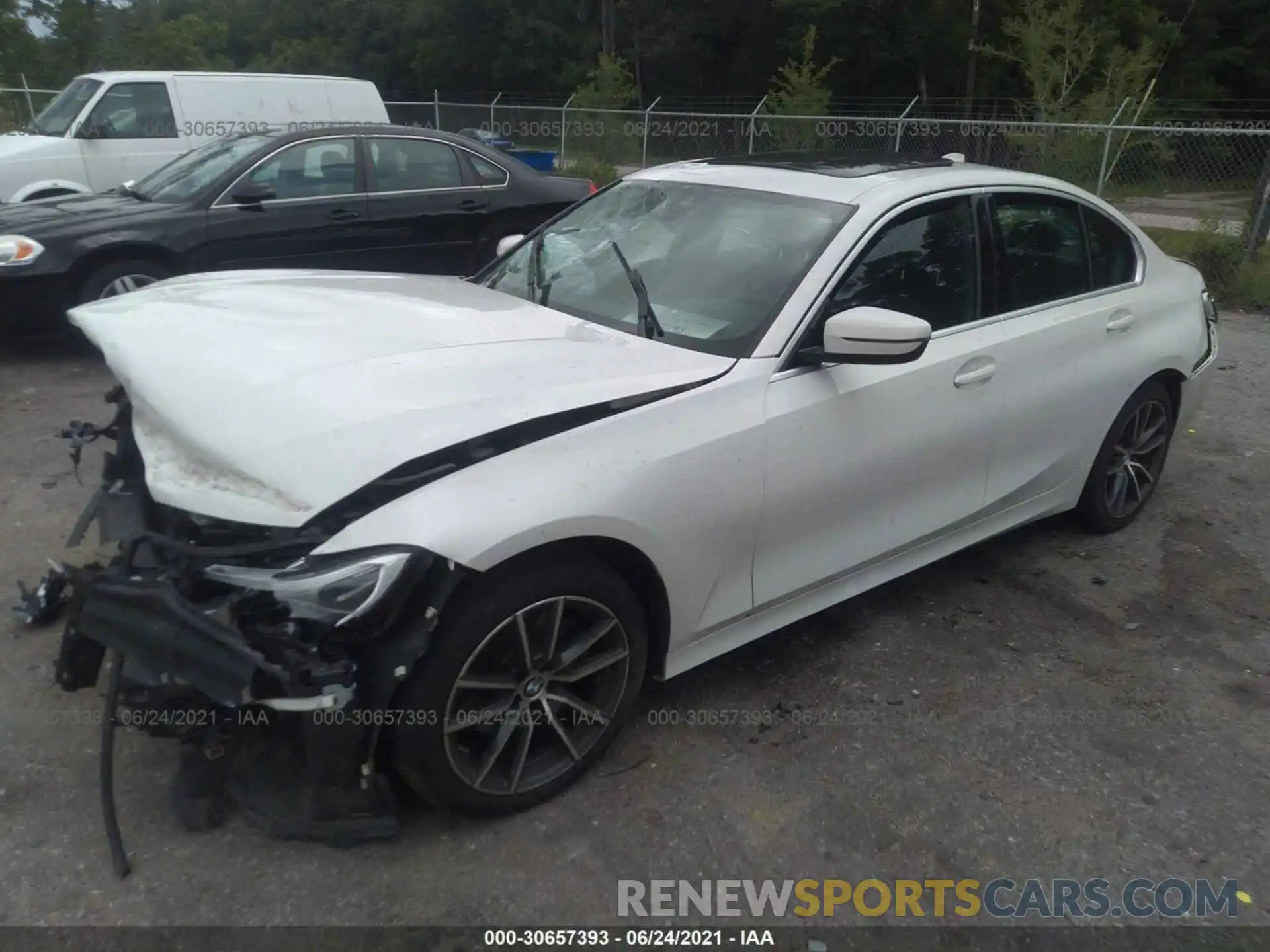 2 Photograph of a damaged car 3MW5R1J07L8B20952 BMW 3 SERIES 2020