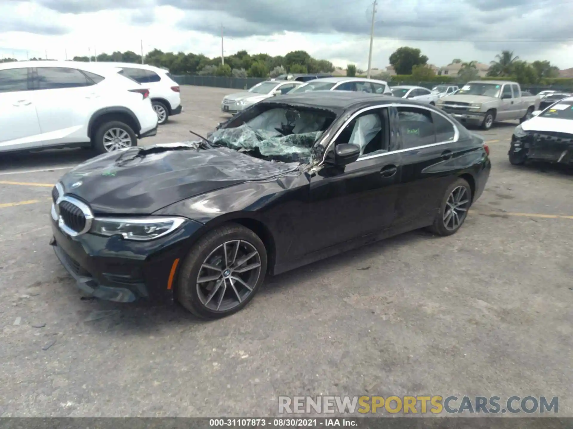 2 Photograph of a damaged car 3MW5R1J07L8B22071 BMW 3 SERIES 2020