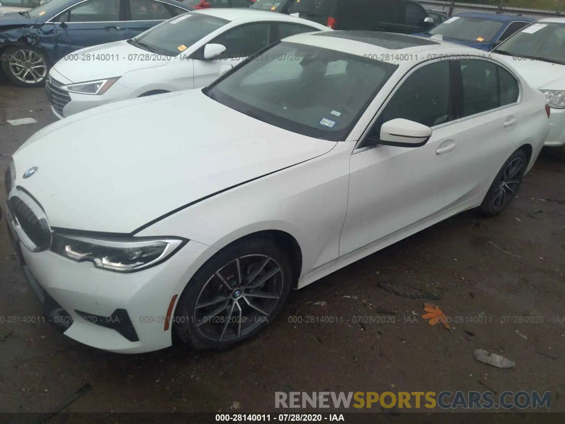 2 Photograph of a damaged car 3MW5R1J07L8B23561 BMW 3 SERIES 2020