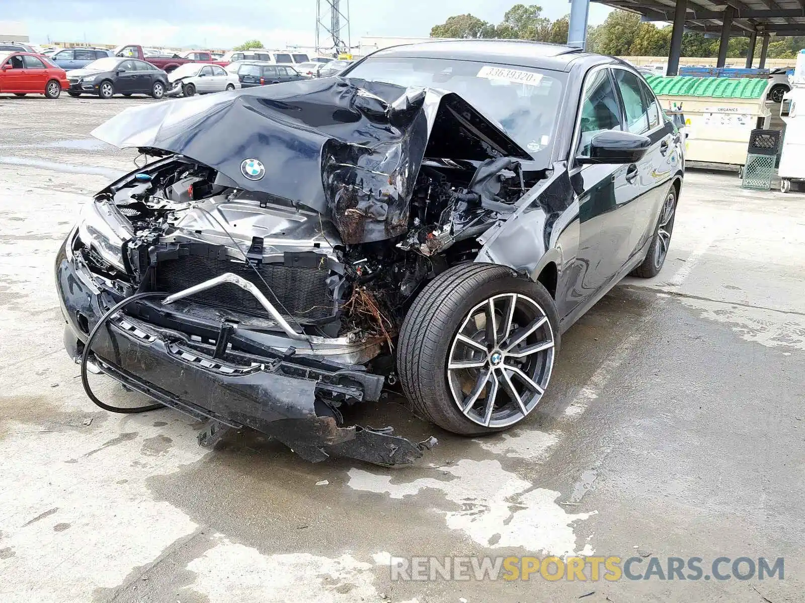 2 Photograph of a damaged car 3MW5R1J07L8B23804 BMW 3 SERIES 2020