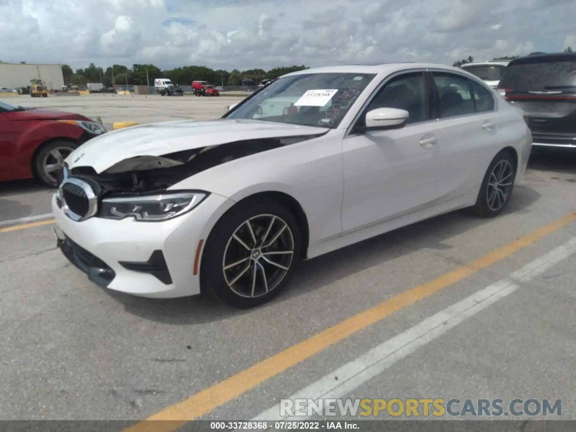 2 Photograph of a damaged car 3MW5R1J07L8B24564 BMW 3 SERIES 2020