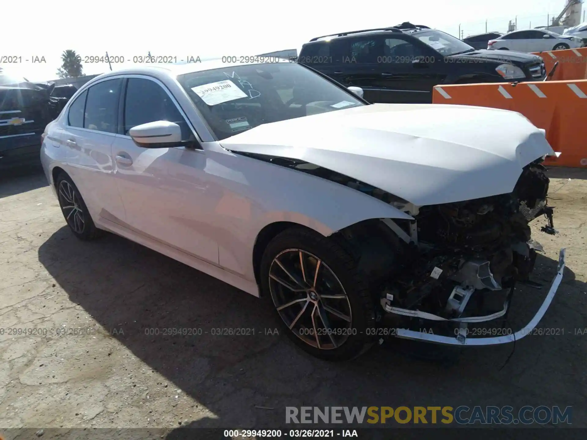 1 Photograph of a damaged car 3MW5R1J07L8B31059 BMW 3 SERIES 2020