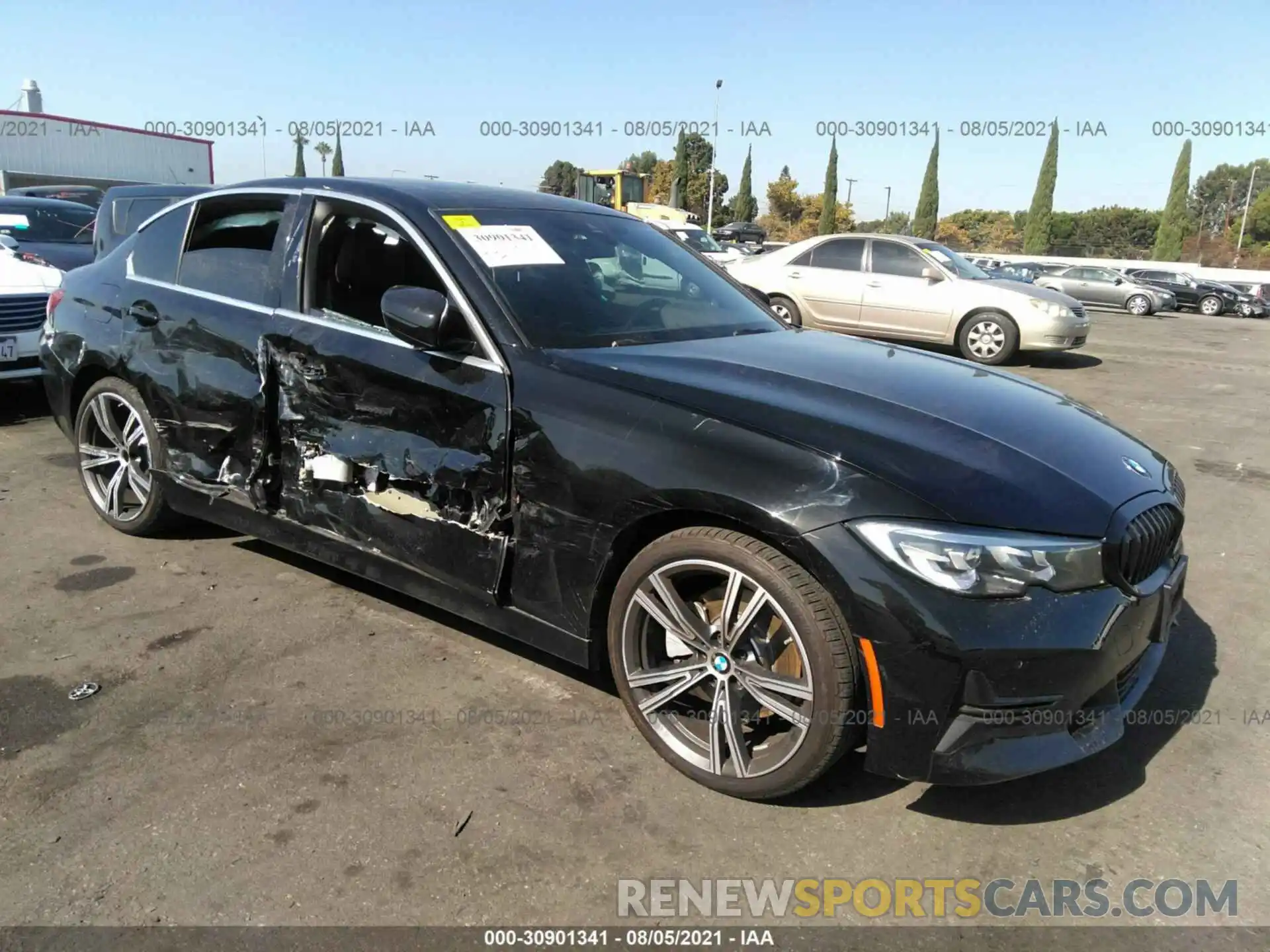 1 Photograph of a damaged car 3MW5R1J07L8B32048 BMW 3 SERIES 2020