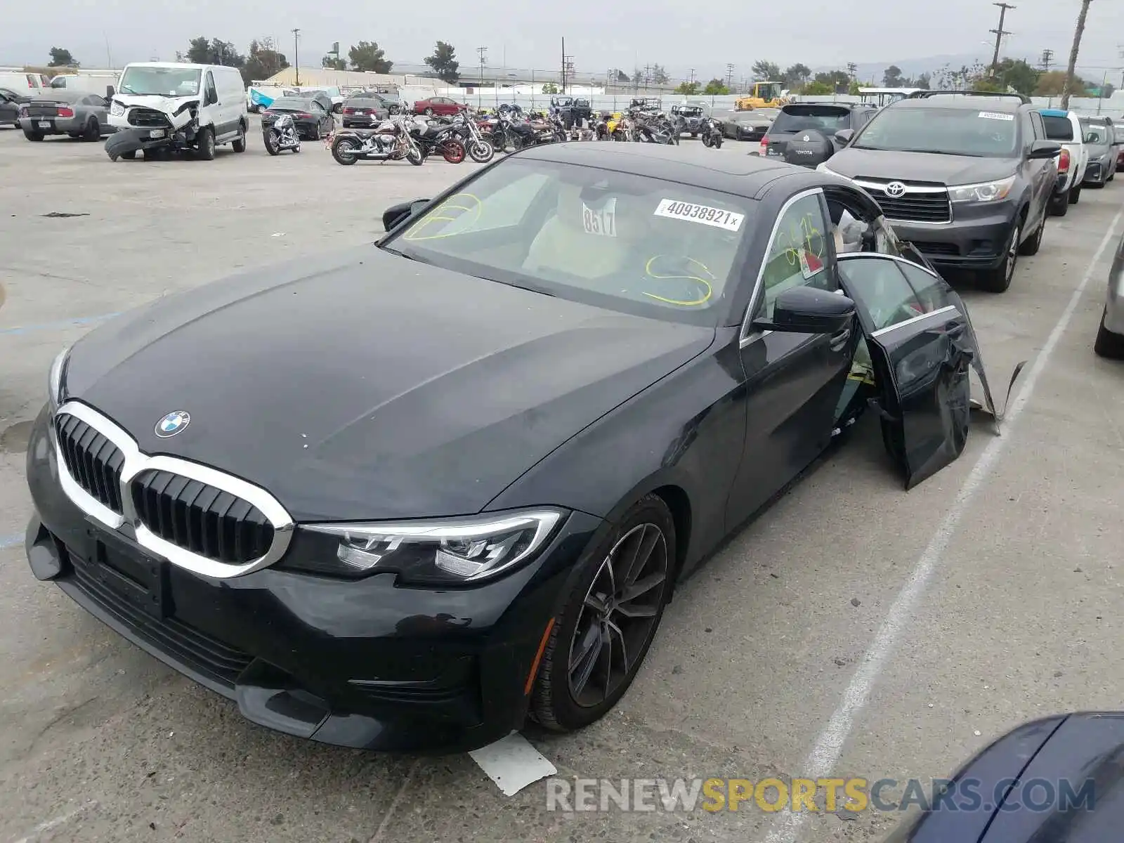 2 Photograph of a damaged car 3MW5R1J07L8B32745 BMW 3 SERIES 2020