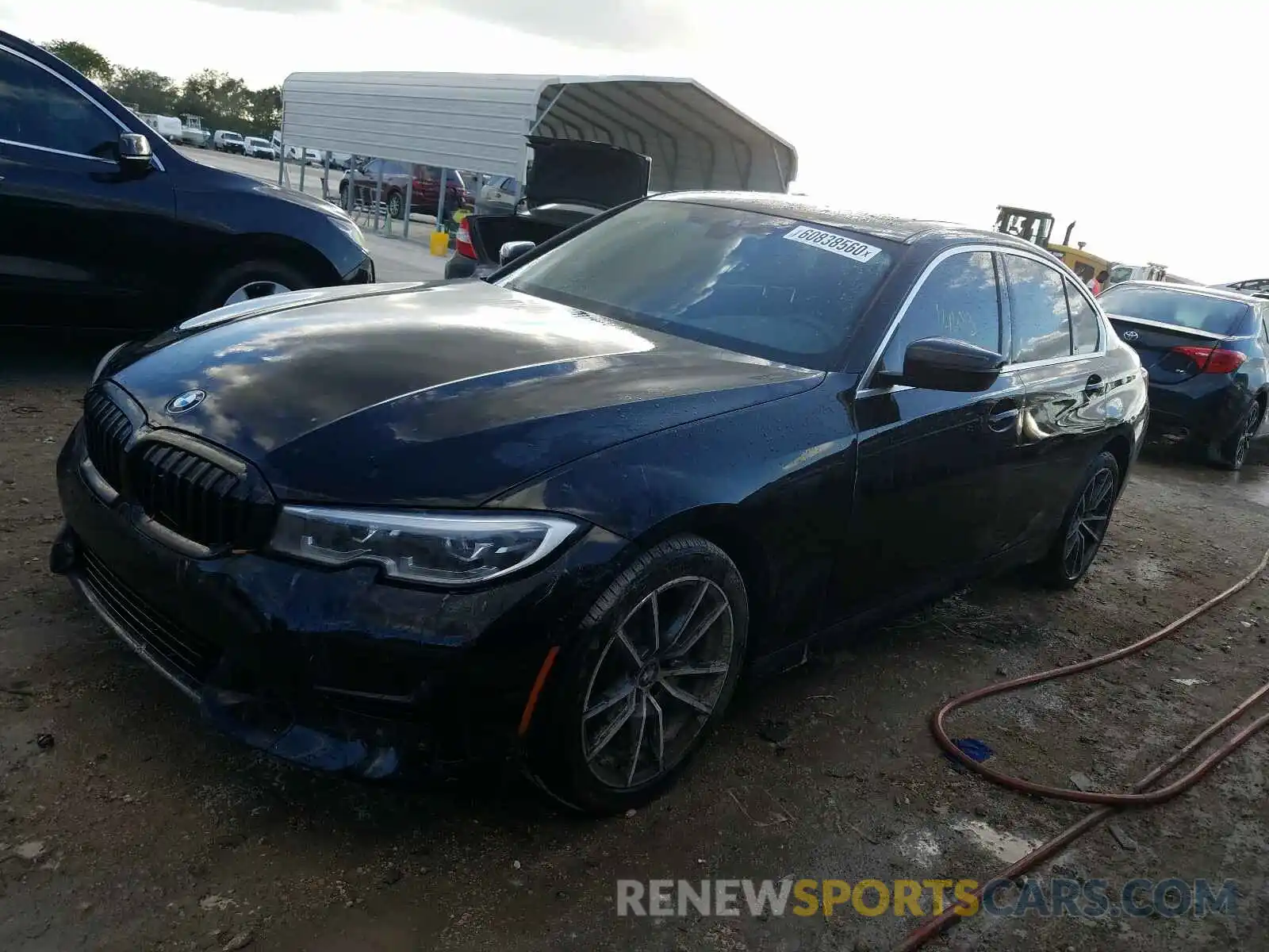 2 Photograph of a damaged car 3MW5R1J07L8B36035 BMW 3 SERIES 2020