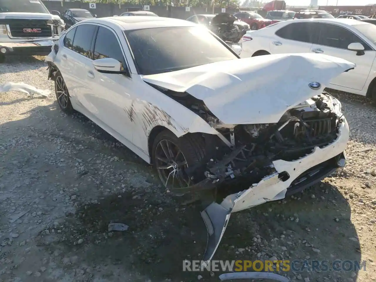 1 Photograph of a damaged car 3MW5R1J08L8B01018 BMW 3 SERIES 2020