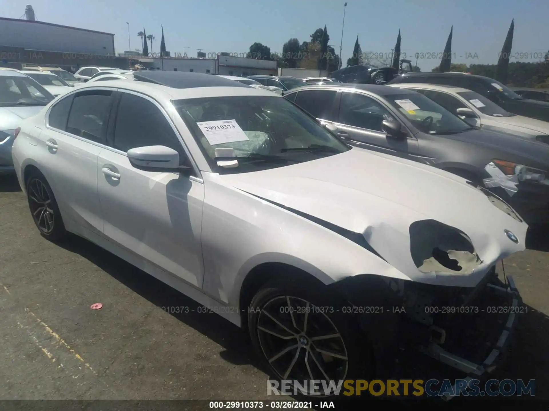 1 Photograph of a damaged car 3MW5R1J08L8B03898 BMW 3 SERIES 2020