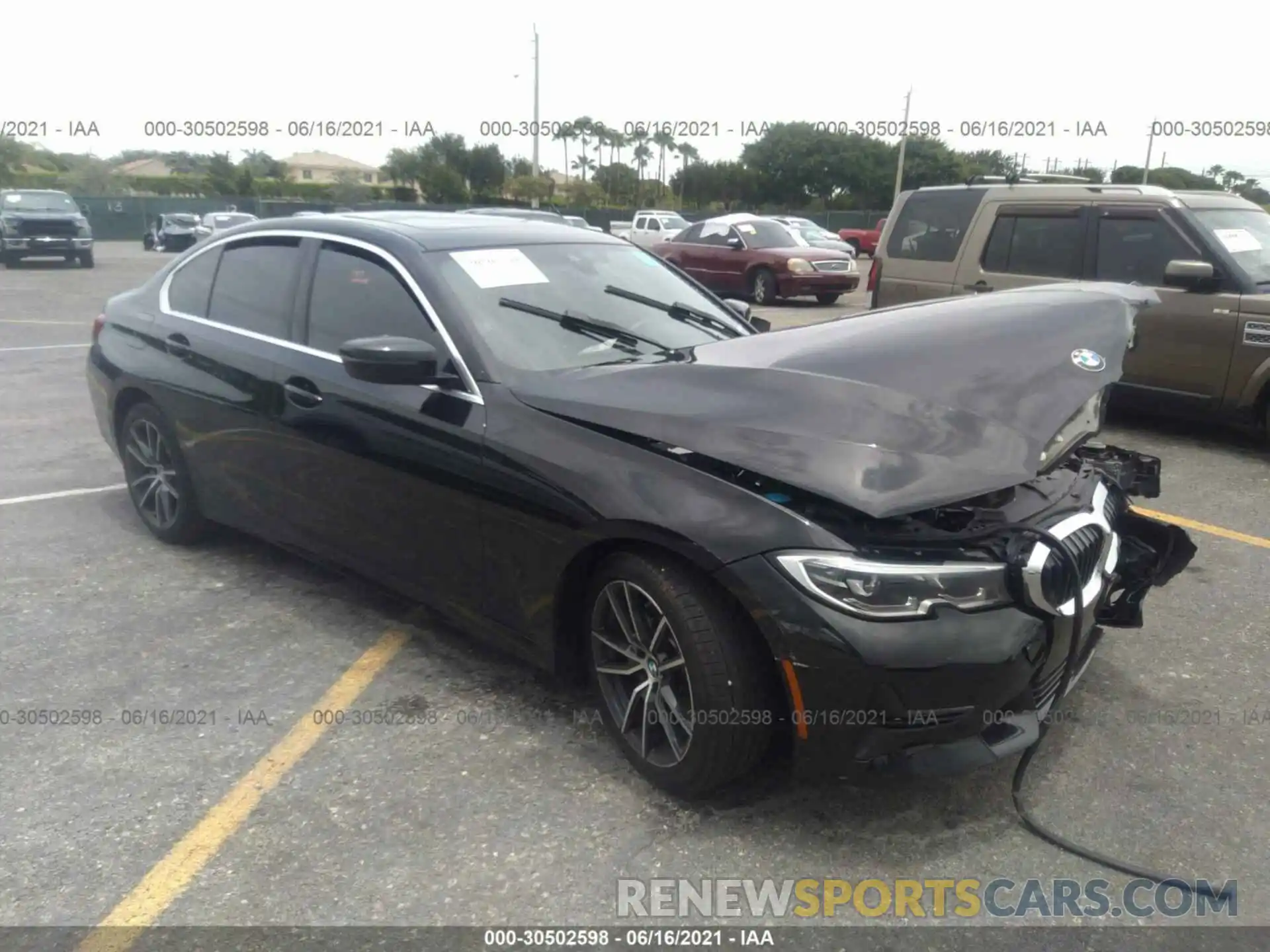 1 Photograph of a damaged car 3MW5R1J08L8B03996 BMW 3 SERIES 2020