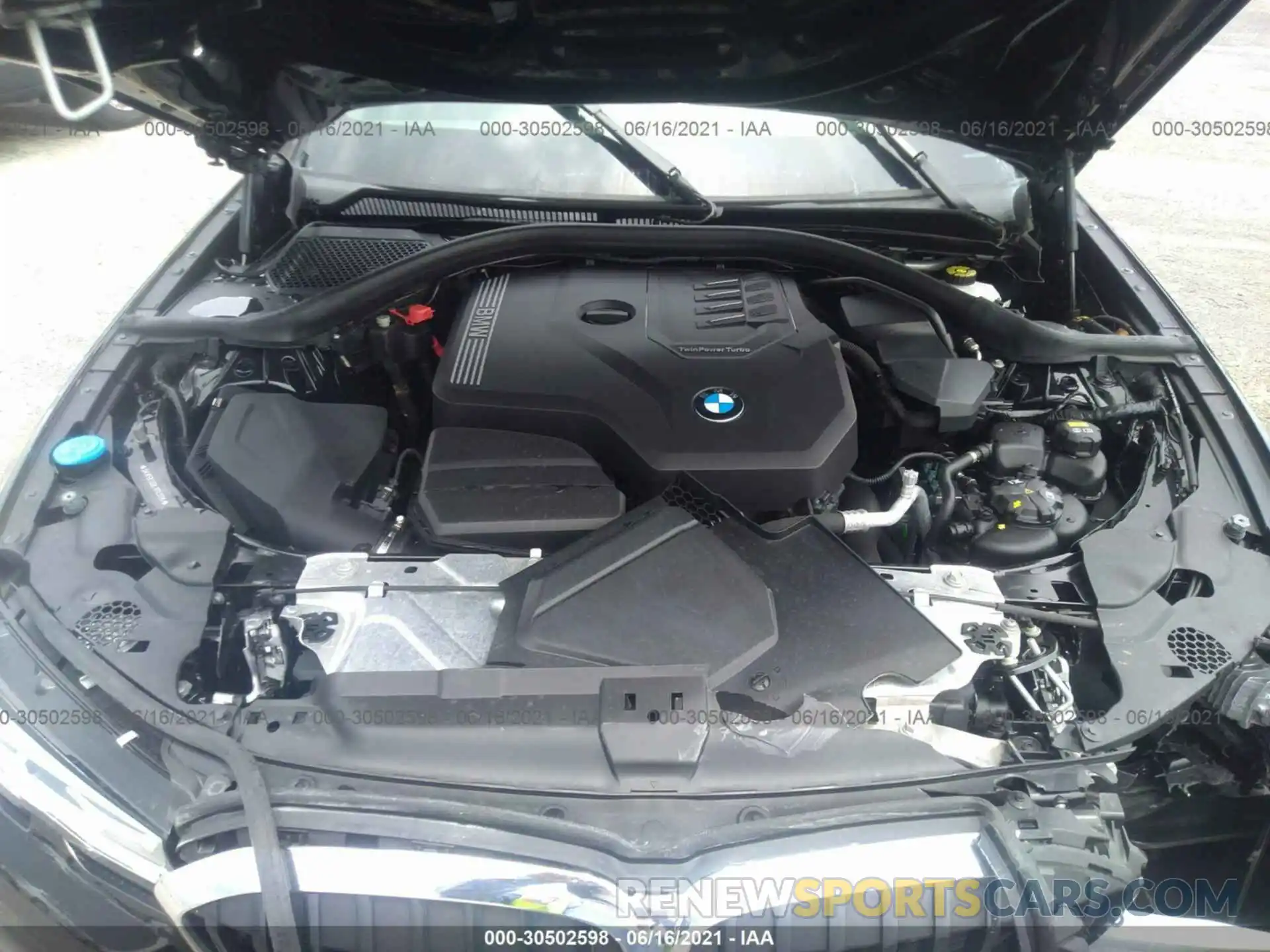 10 Фотография поврежденного автомобиля 3MW5R1J08L8B03996 BMW 3 SERIES 2020