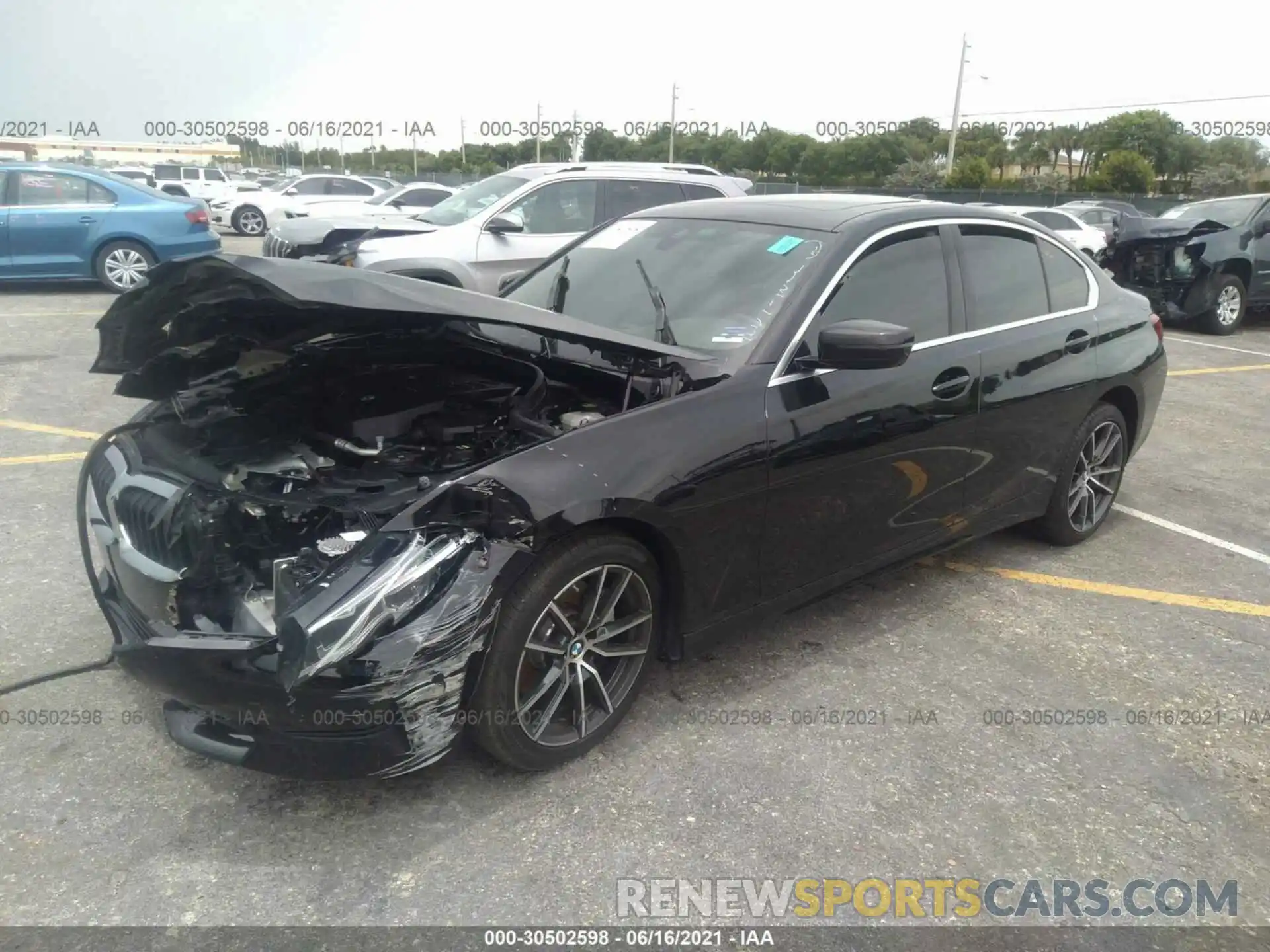 2 Photograph of a damaged car 3MW5R1J08L8B03996 BMW 3 SERIES 2020