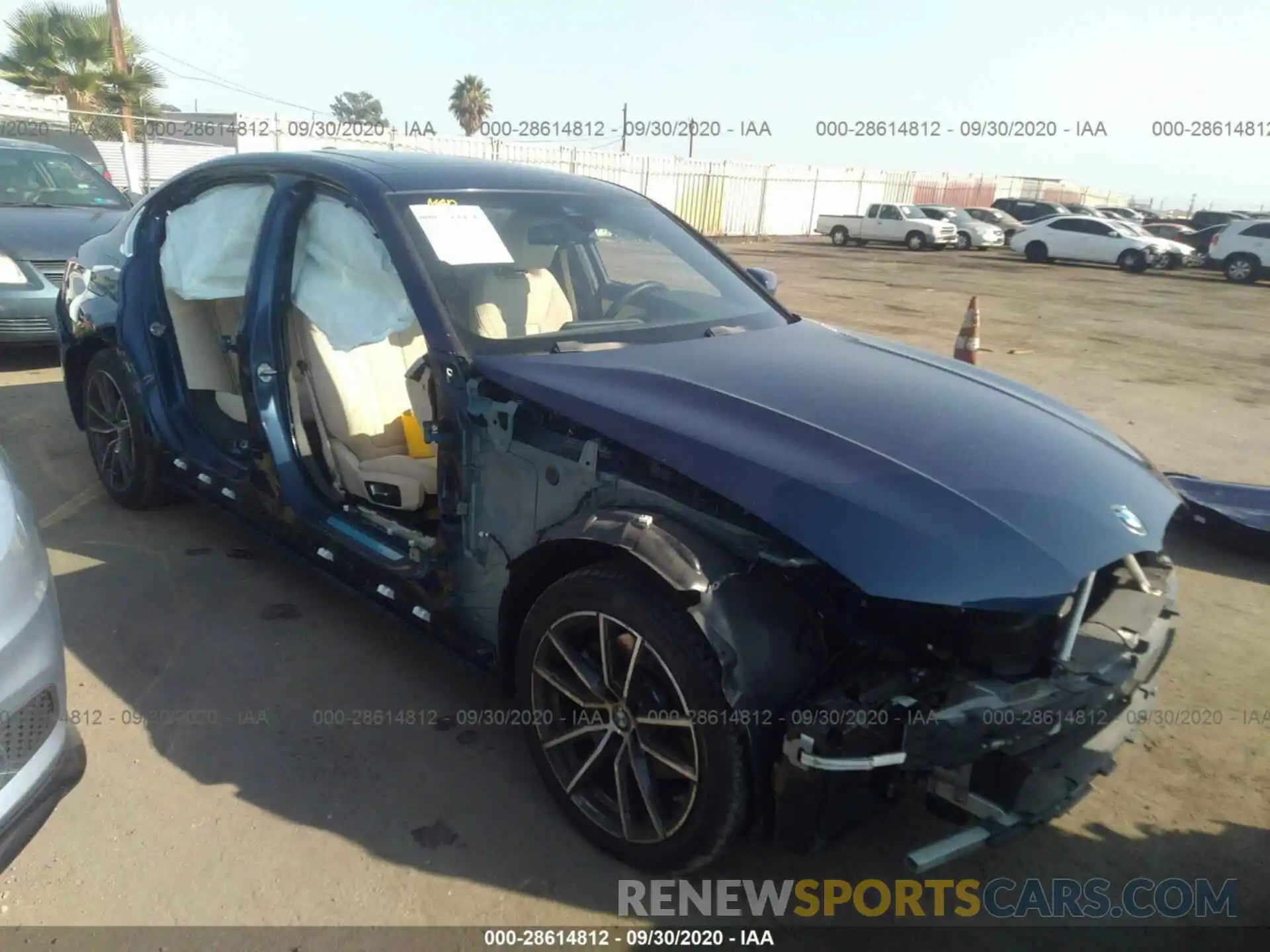 1 Photograph of a damaged car 3MW5R1J08L8B04517 BMW 3 SERIES 2020