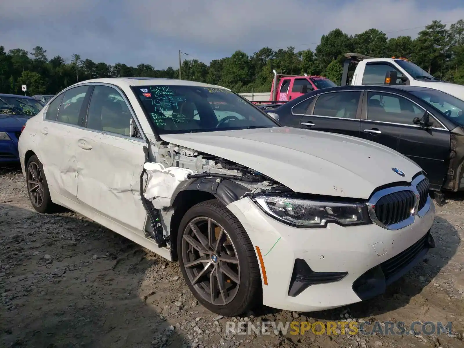 1 Photograph of a damaged car 3MW5R1J08L8B07059 BMW 3 SERIES 2020