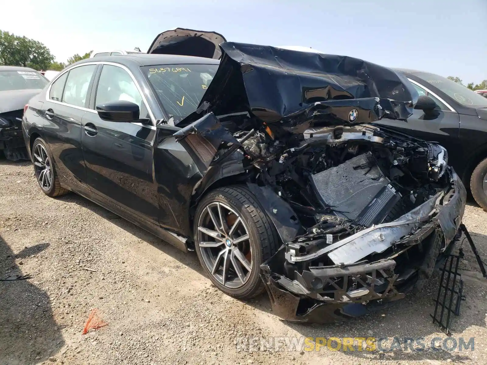 1 Photograph of a damaged car 3MW5R1J08L8B07594 BMW 3 SERIES 2020